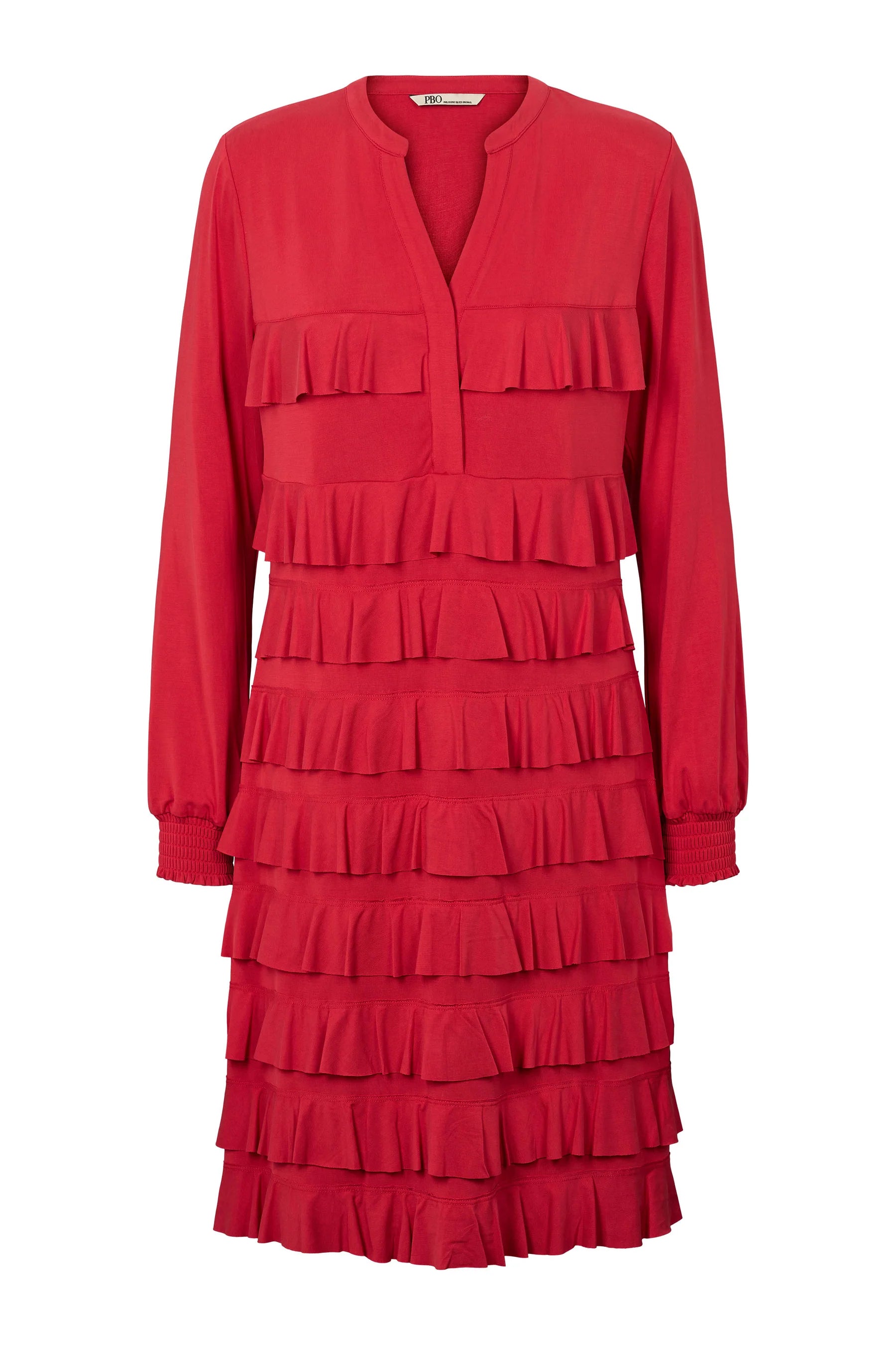 philosophy-blues-original-naisten-mekko-kalaf-dress-ls-punainen-1