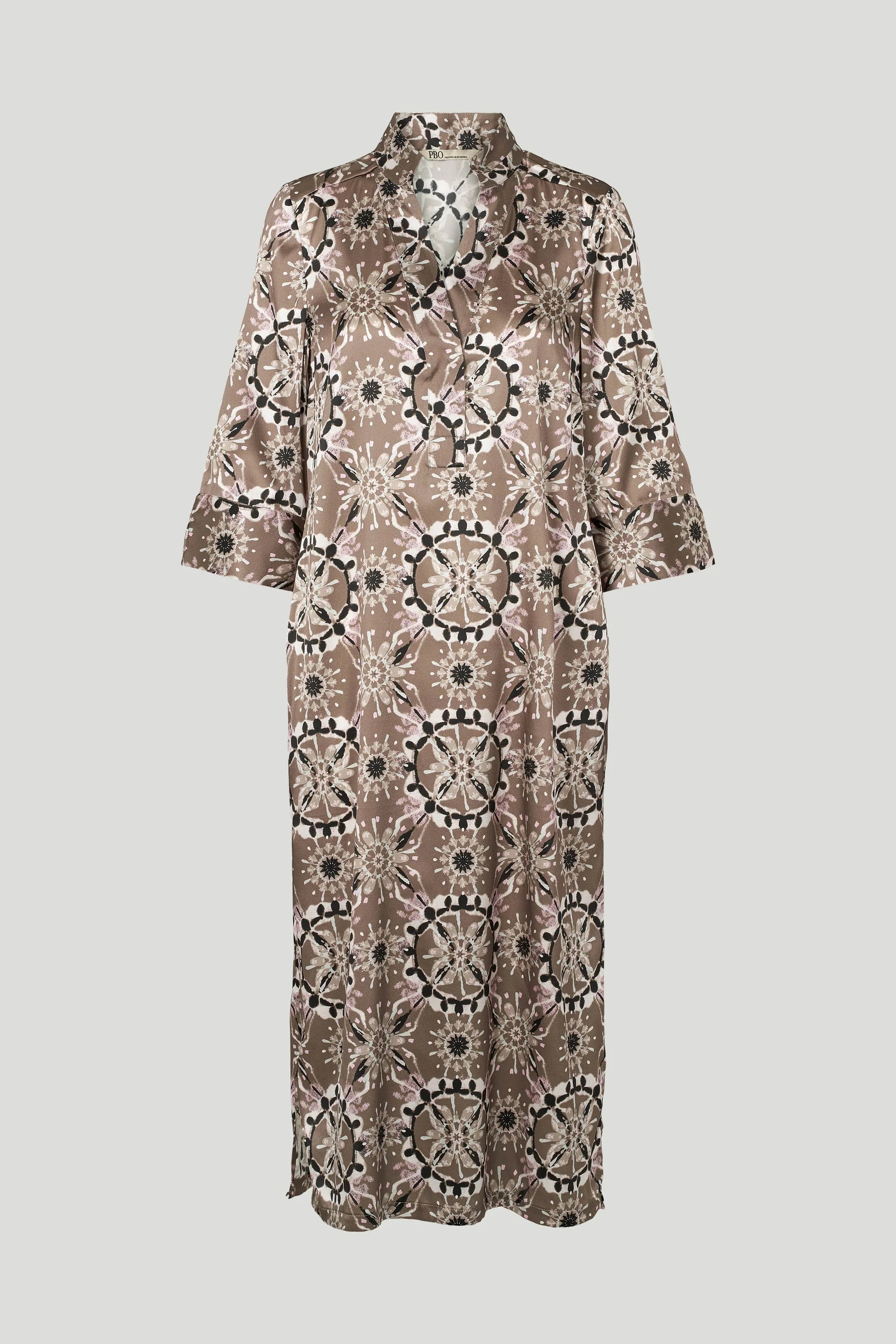 philosophy-blues-original-naisten-mekko-silky-simbia-dress-ruskea-kuosi-1