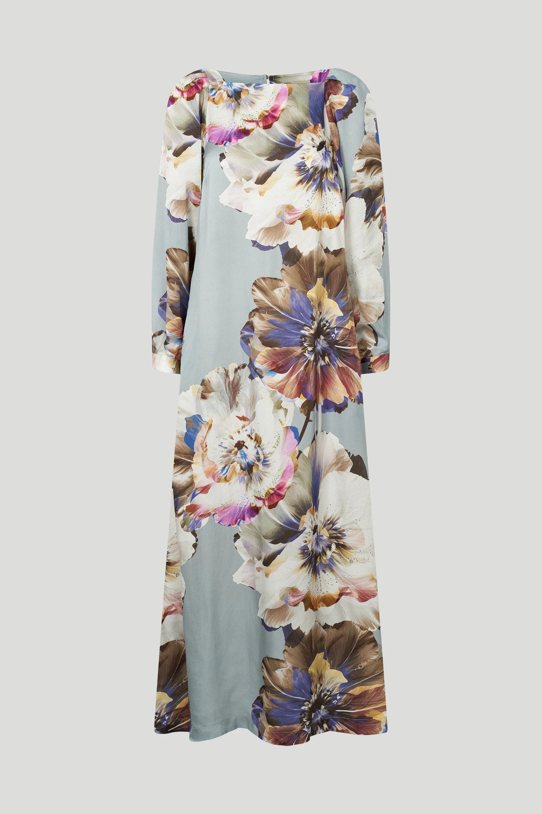 philosophy-blues-original-naisten-mekko-visko-babelon-dress-harmaa-kuosillinen-1