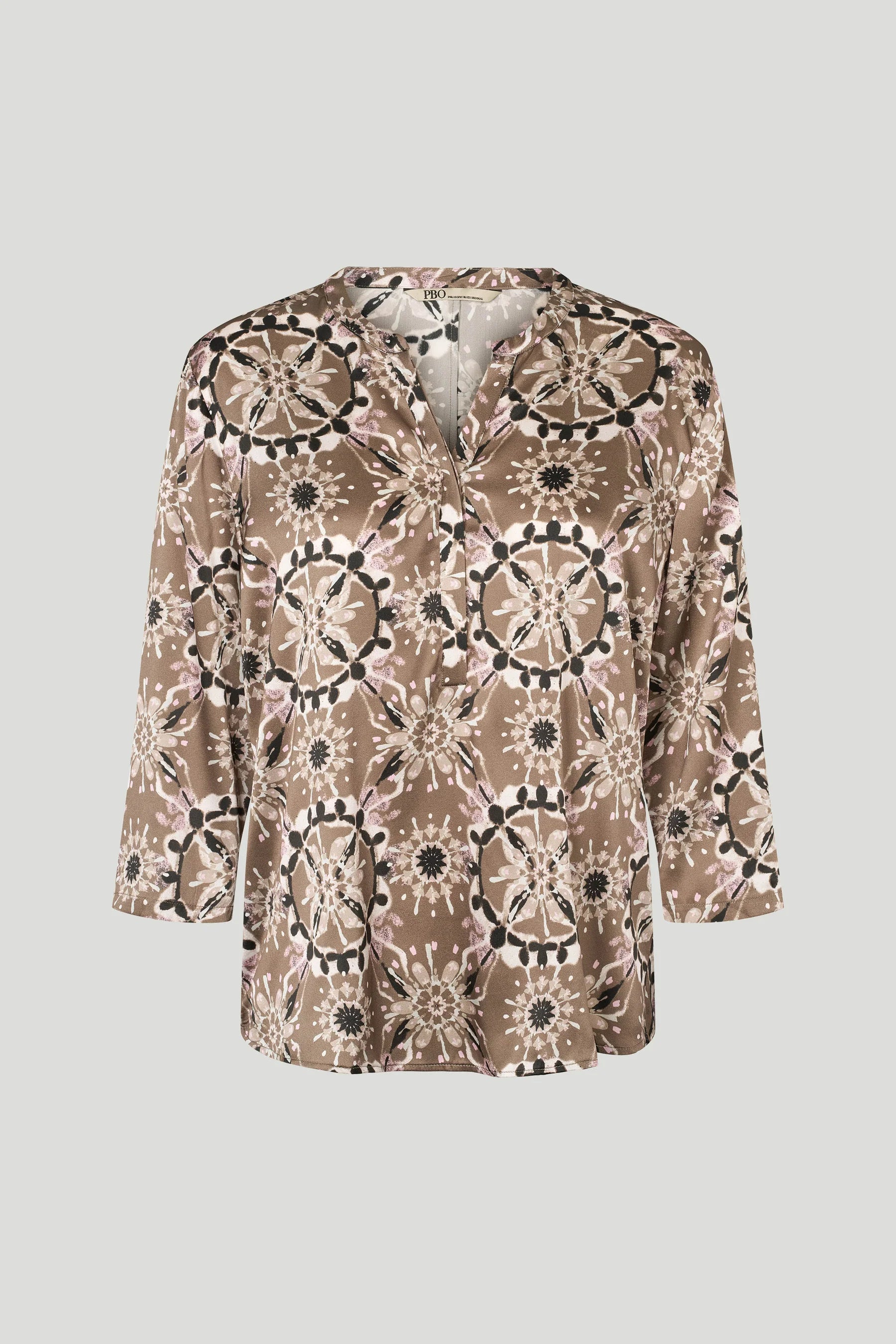 philosophy-blues-original-naisten-pusero-silky-bali-blouse-ruskea-kuosillinen-1