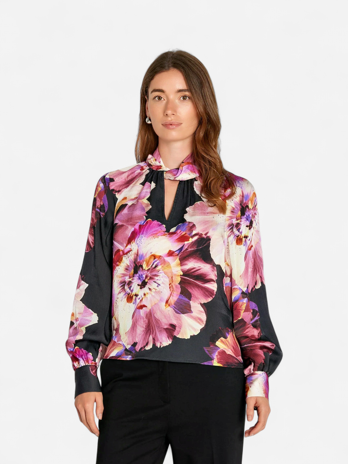Philosophy Blues Original naisten pusero, VISKO SORIN BLOUSE Kuosi, Punainen - Kekäle.fi