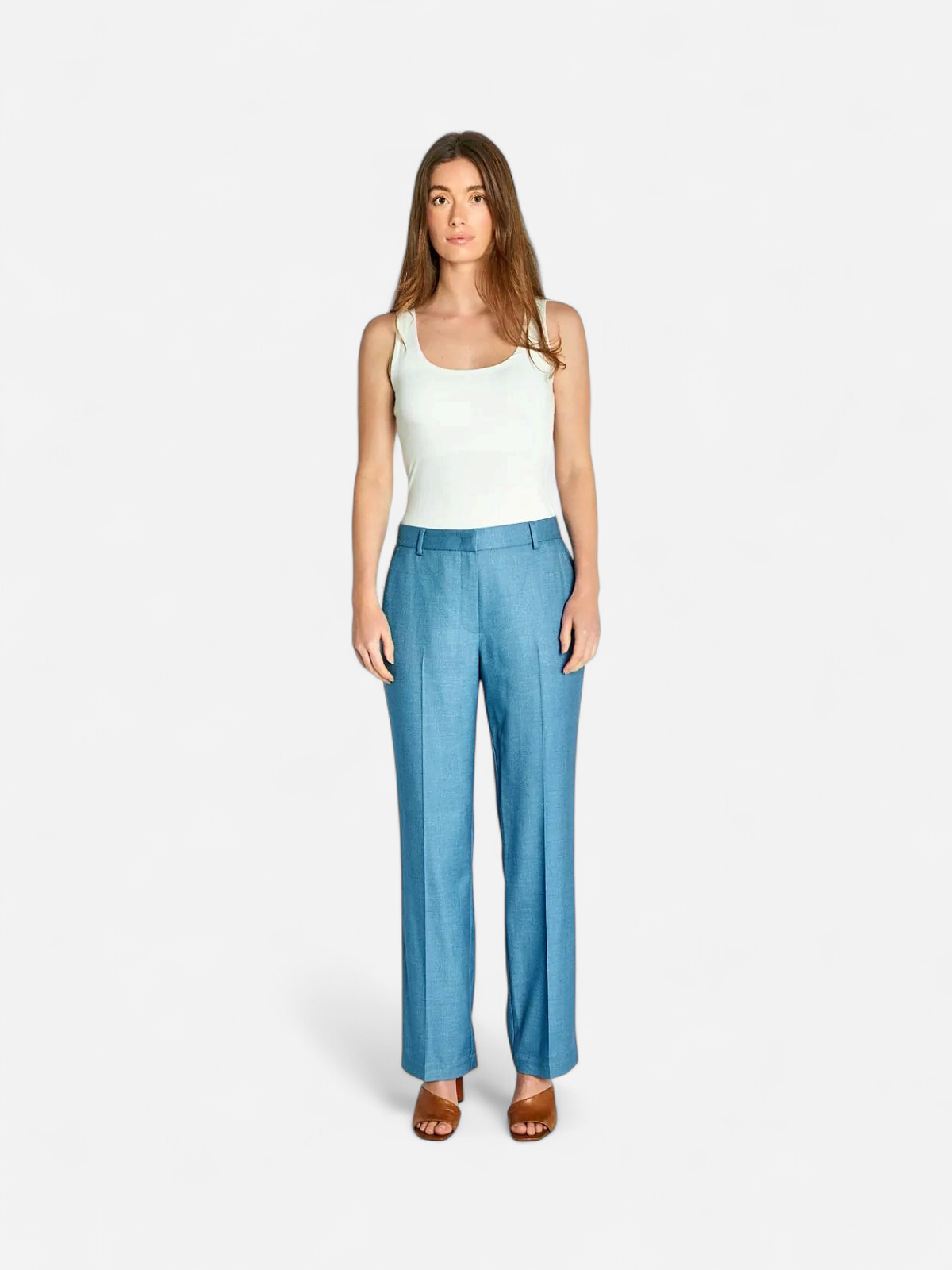 Philosophy Blues Original naisten suorat housut, AMAGO PANTS Vaaleansininen - Kekäle.fi