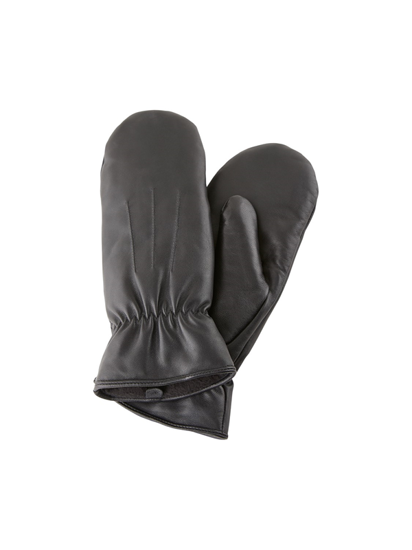 pieces-naisten-nahkarukkaset-nellie-leather-mittens-black-1