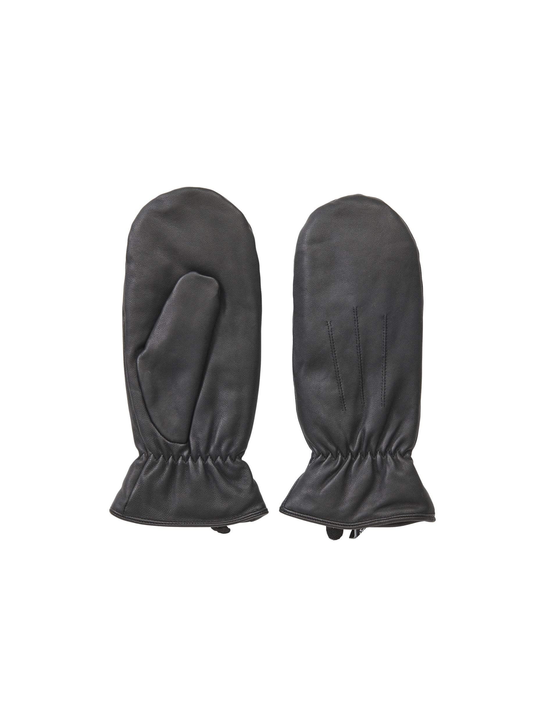pieces-naisten-nahkarukkaset-nellie-leather-mittens-musta-1