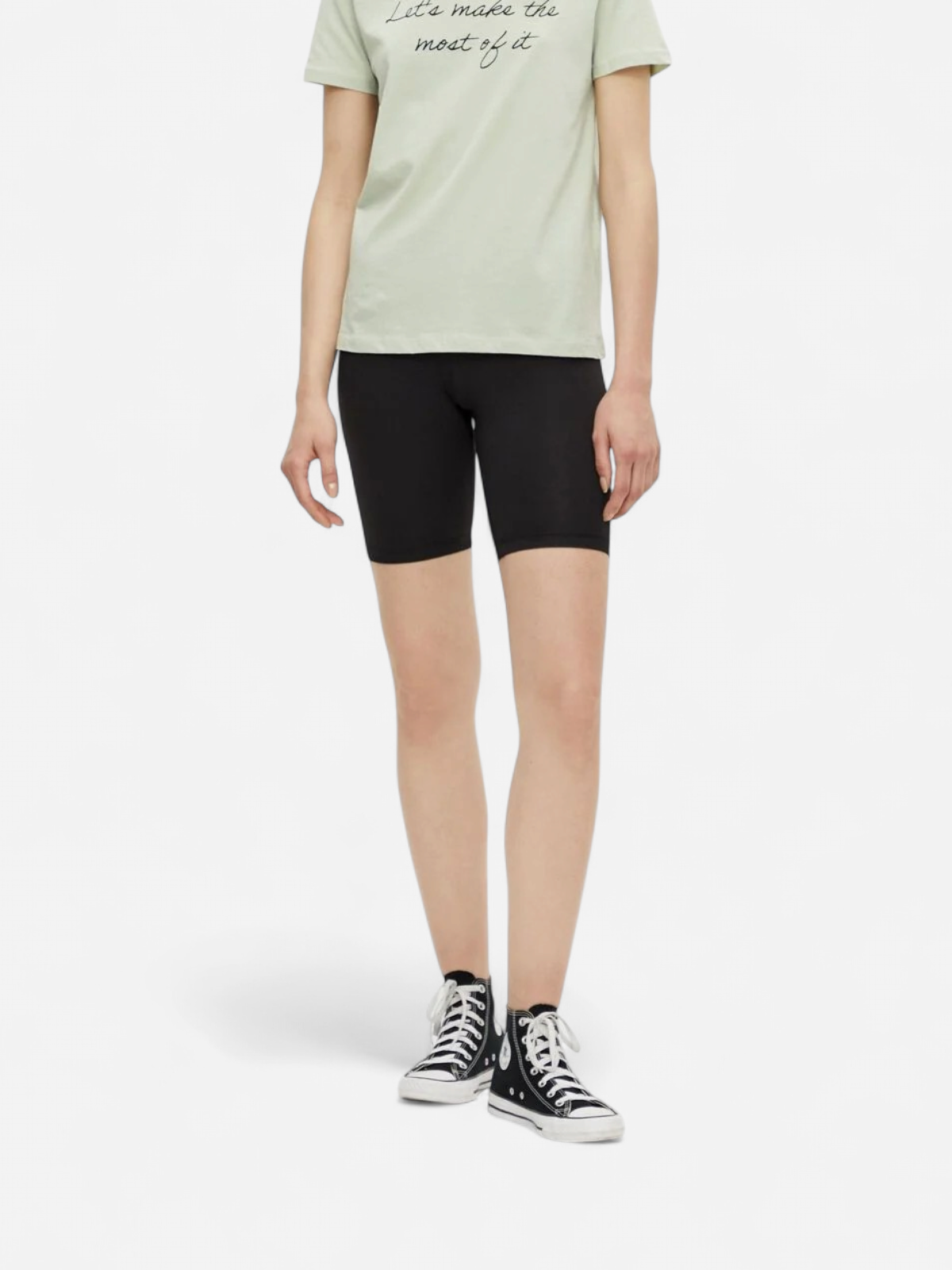 Pieces Naisten Pyöräilyshortsit PCKIKI SHORTS Musta - Kekäle.fi