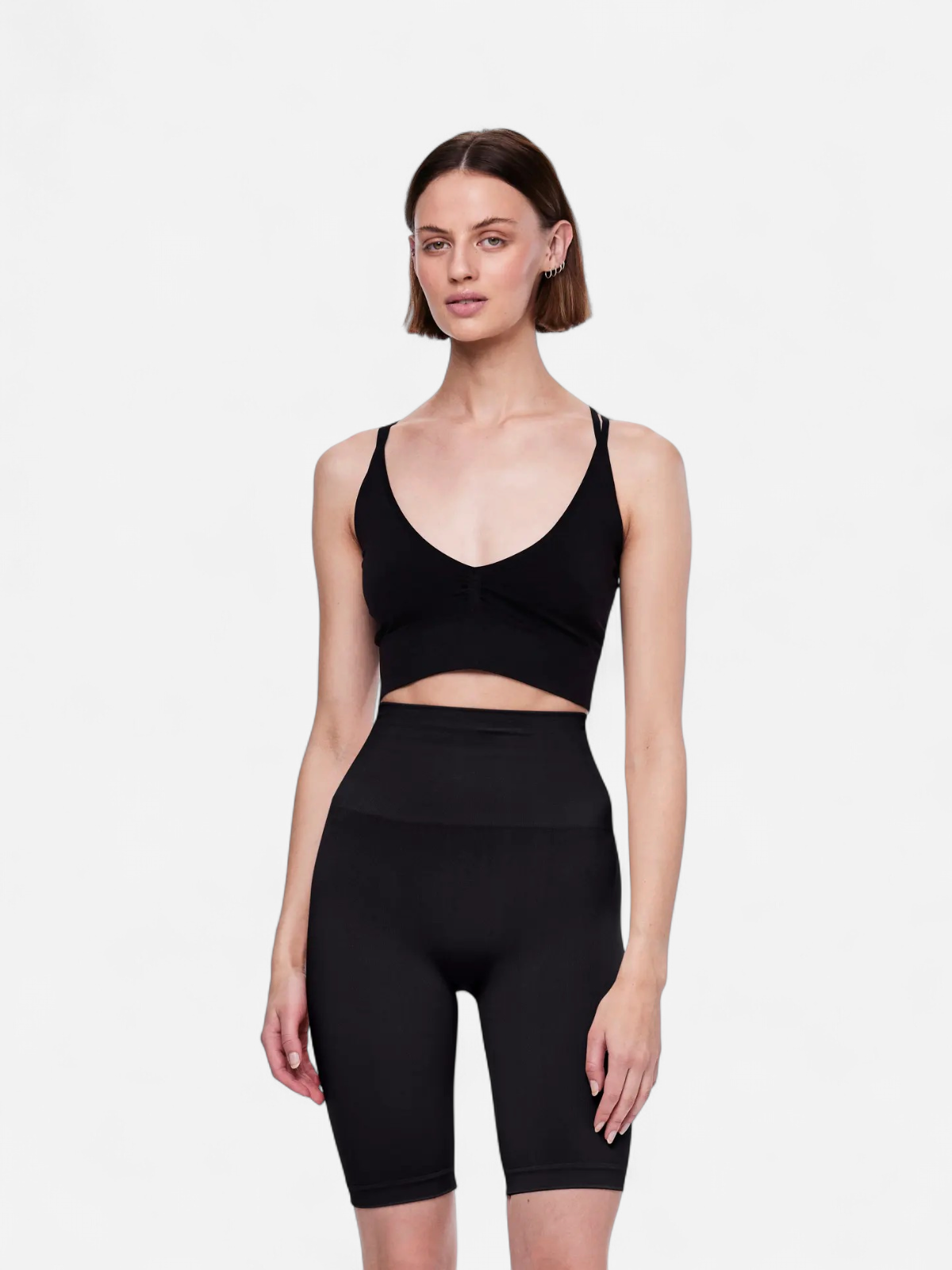 Pieces Naisten Shortsit PCIMAGINE SHAPEWEAR SHORTS Black - Kekäle.fi