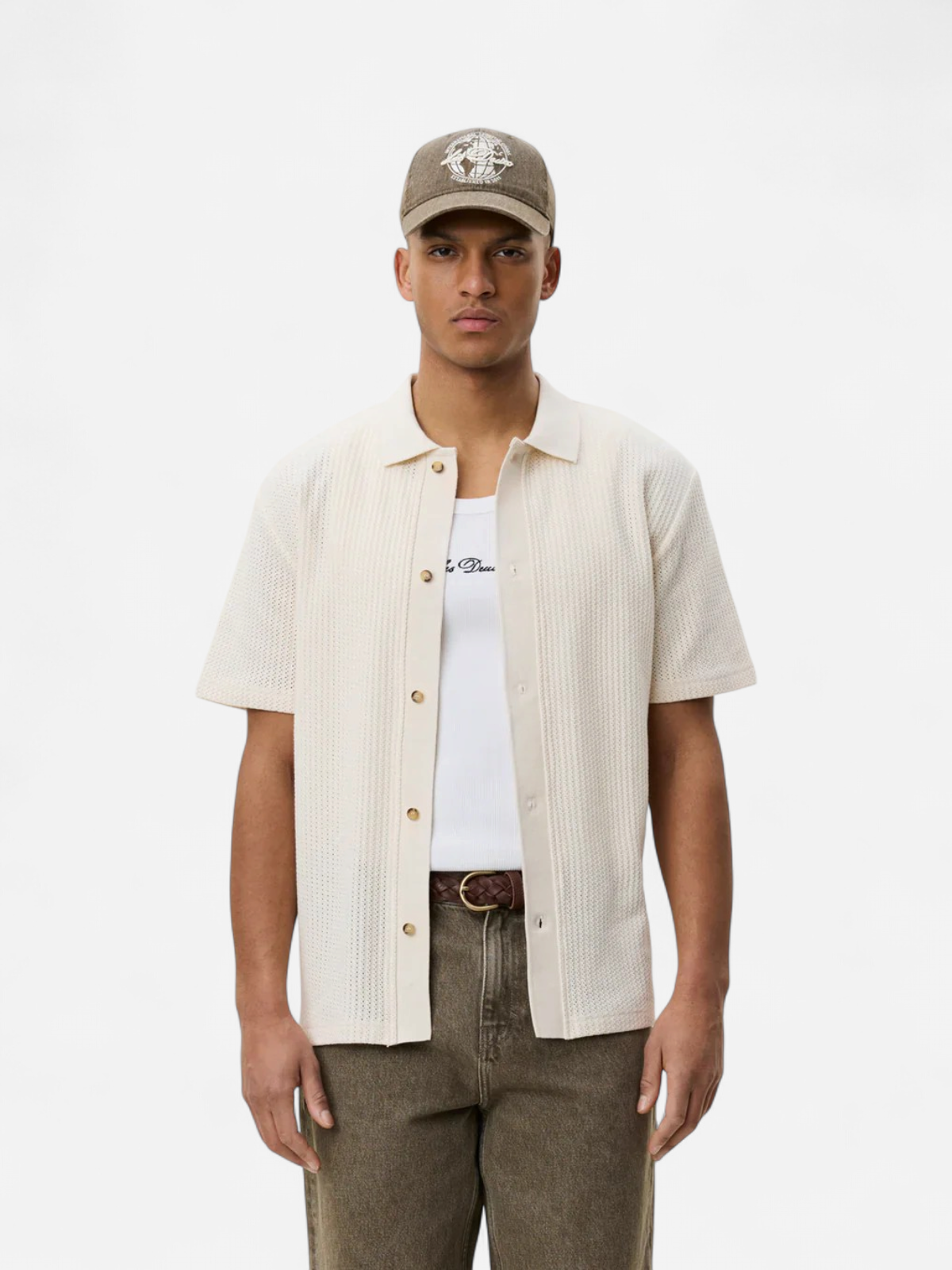 Pointelle SS Shirt LUONNONVALKOINEN - Kekäle.fi
