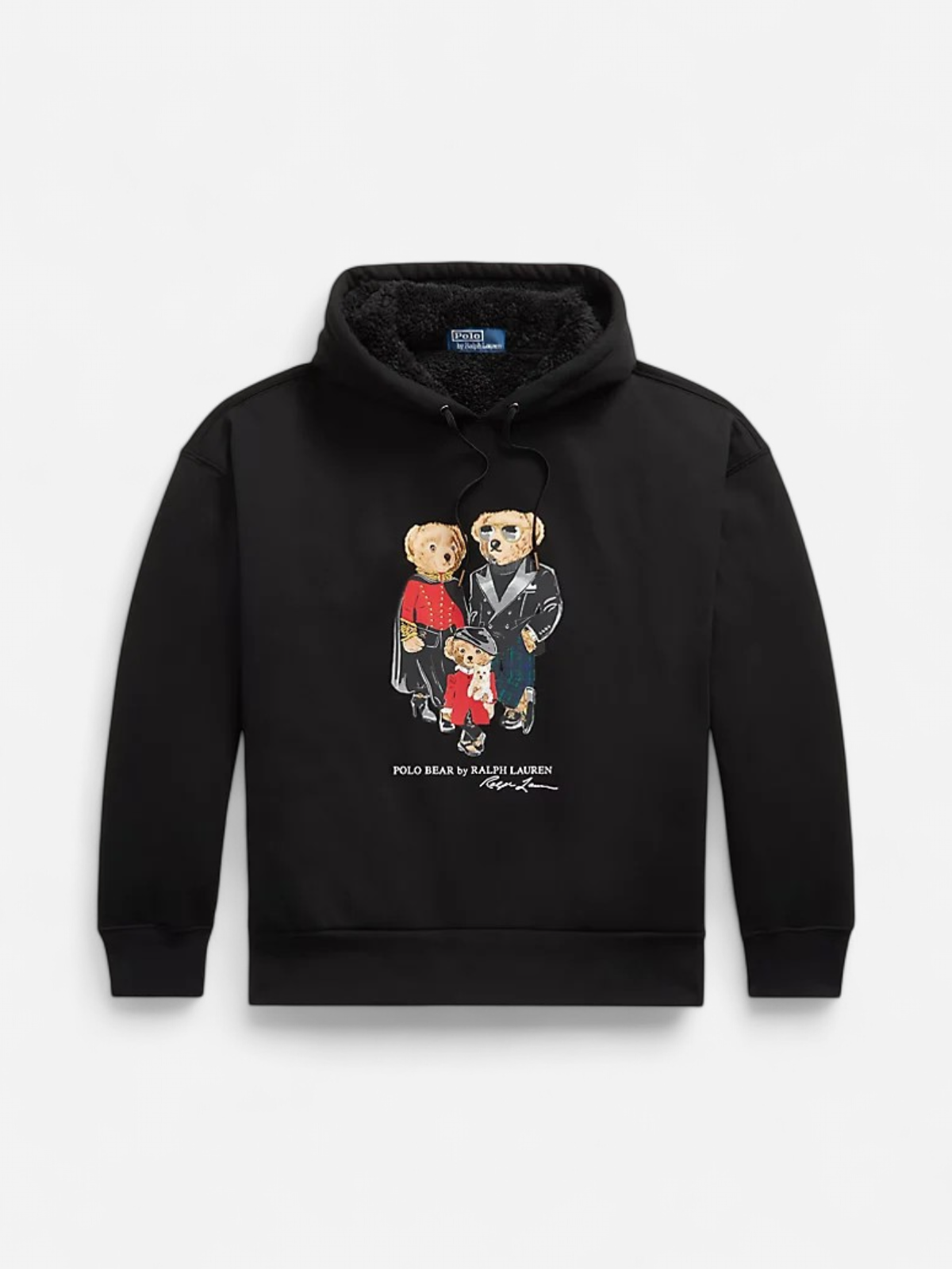 POLO BEAR HOODIE MUSTA - Kekäle.fi