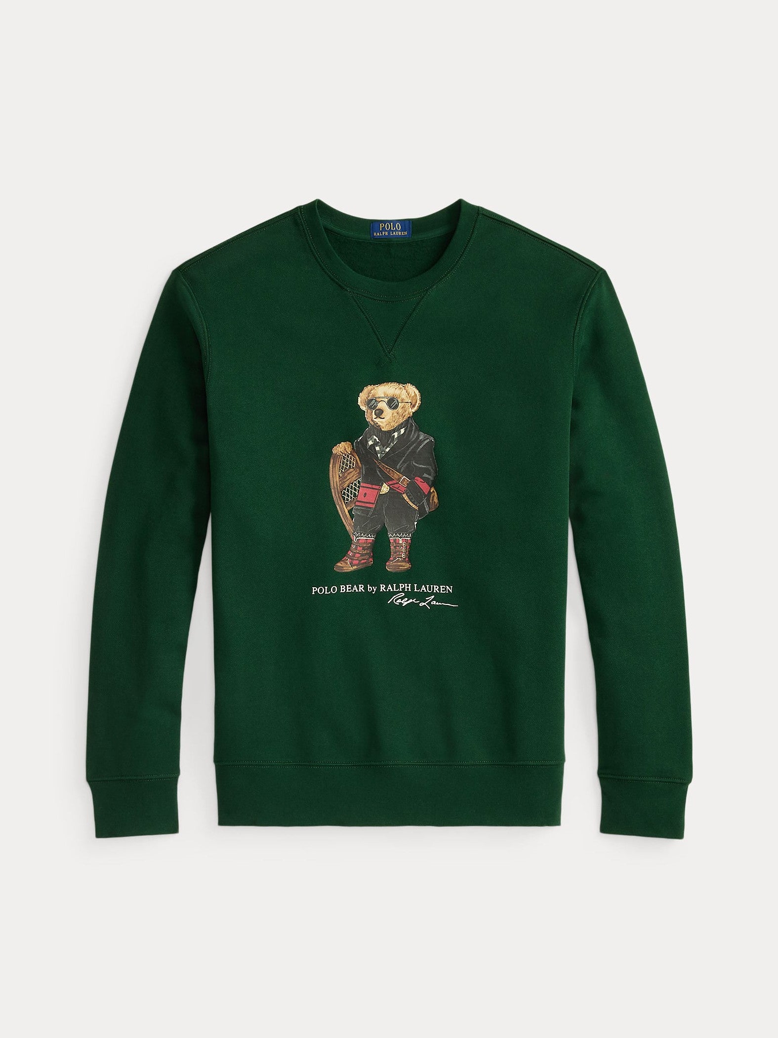 polo-ralph-lauren-miesten-collegepusero-long-sleeve-teddy-bear-vihrea-1