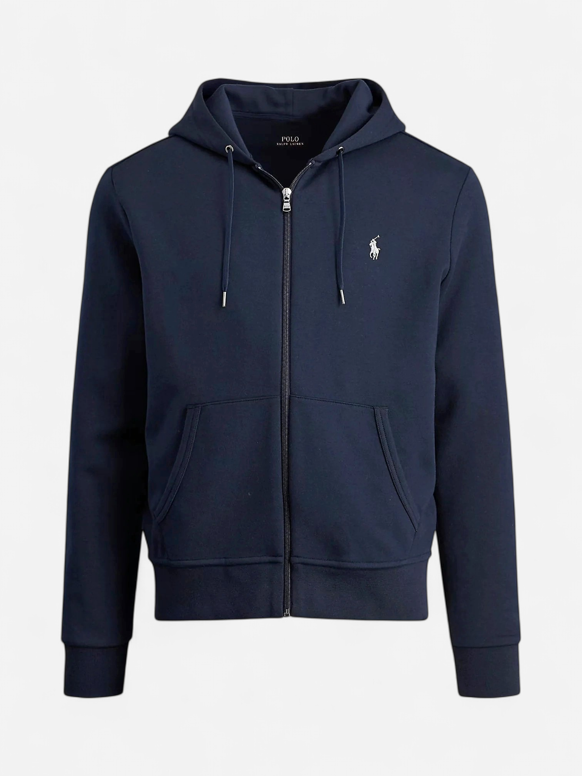 Polo Ralph Lauren Miesten Huppari, DOUBLE KNIT HOODIE FULL ZIP ATHLETIC Tummansininen - Kekäle.fi