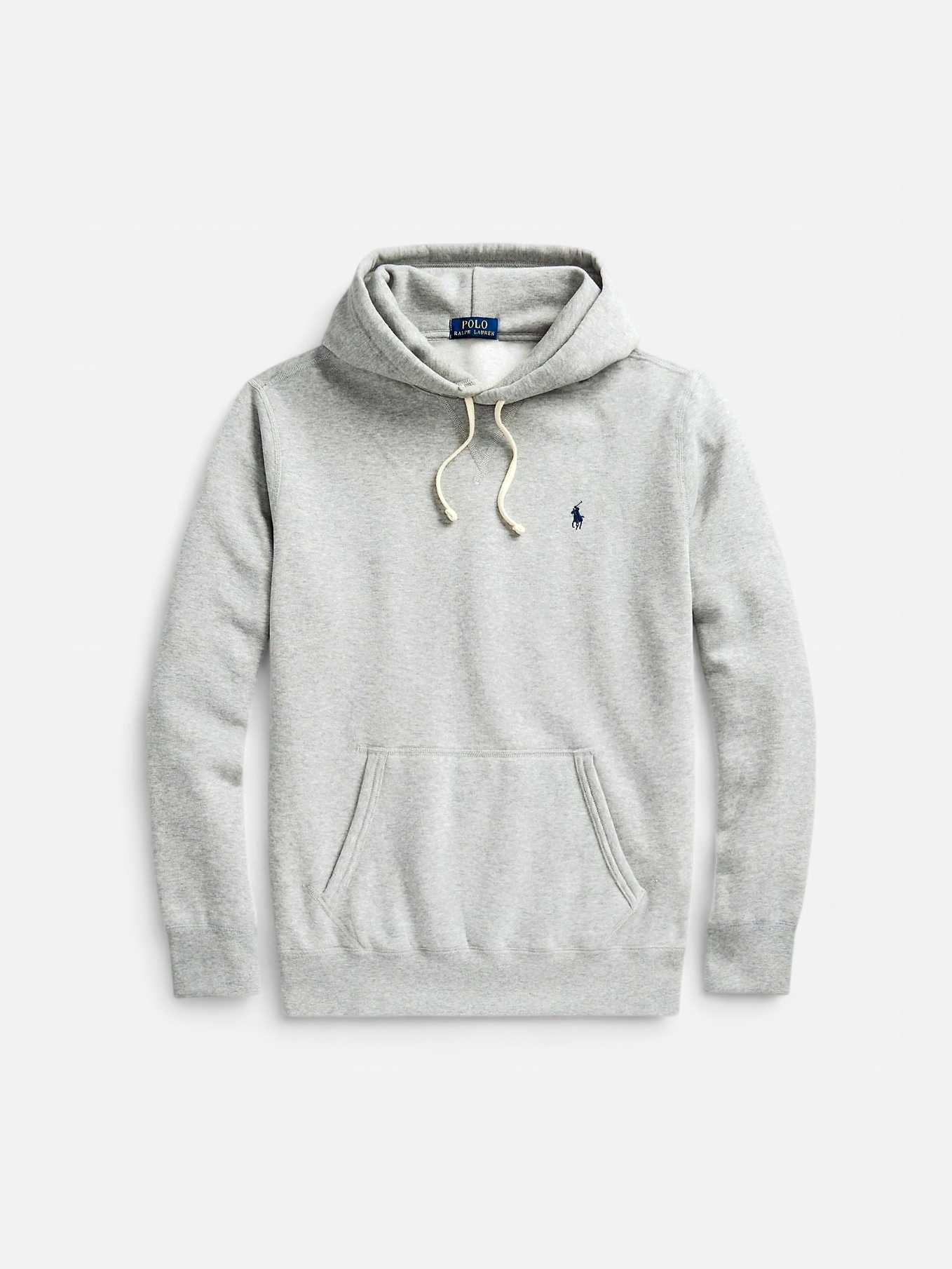 Polo Ralph Lauren miesten huppari, LONG PULL OVER HOODIE Keskiharmaa - Kekäle.fi