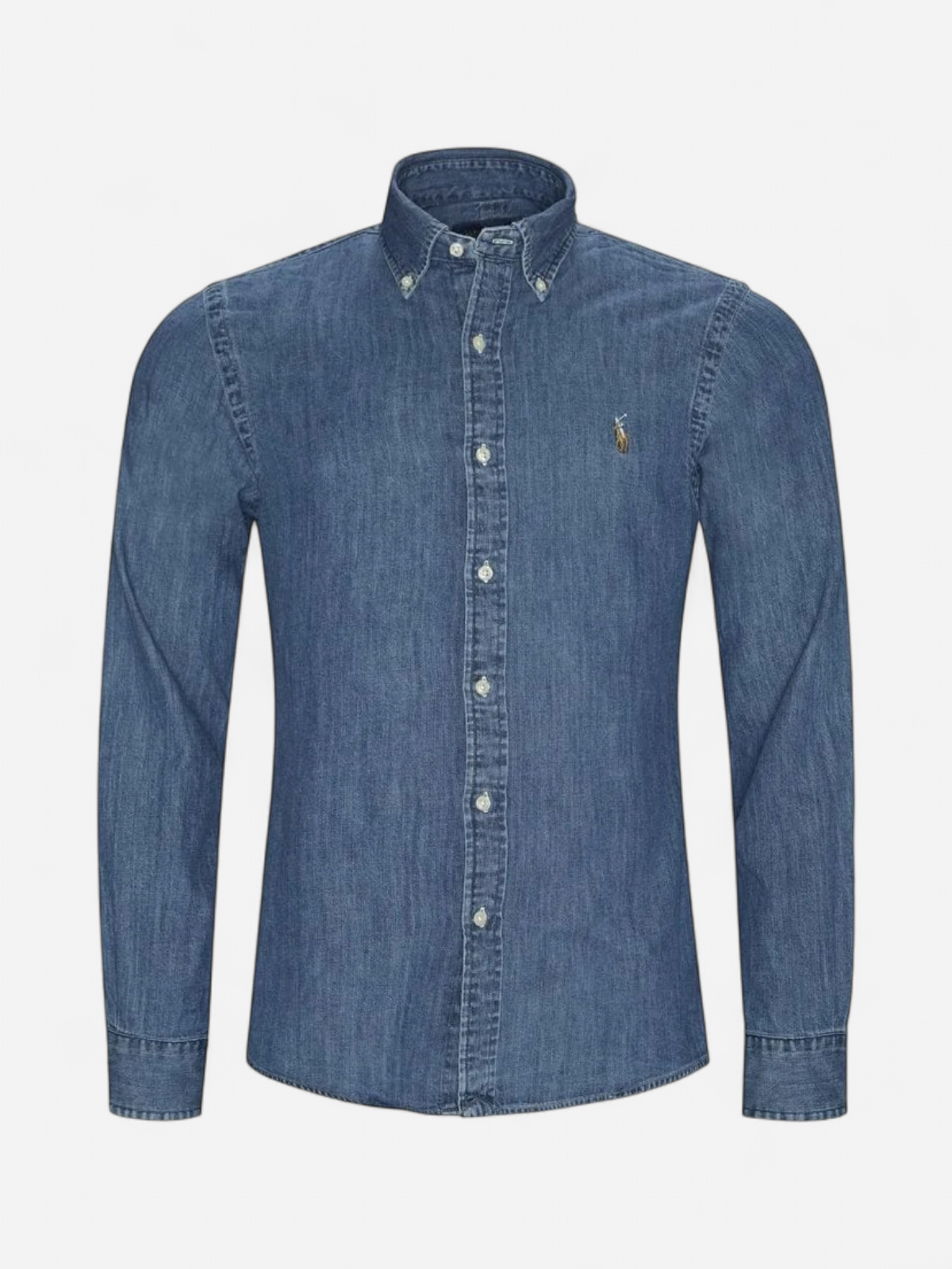 Polo Ralph Lauren Miesten Kauluspaita, DENIM SHIRT Indigo - Kekäle.fi