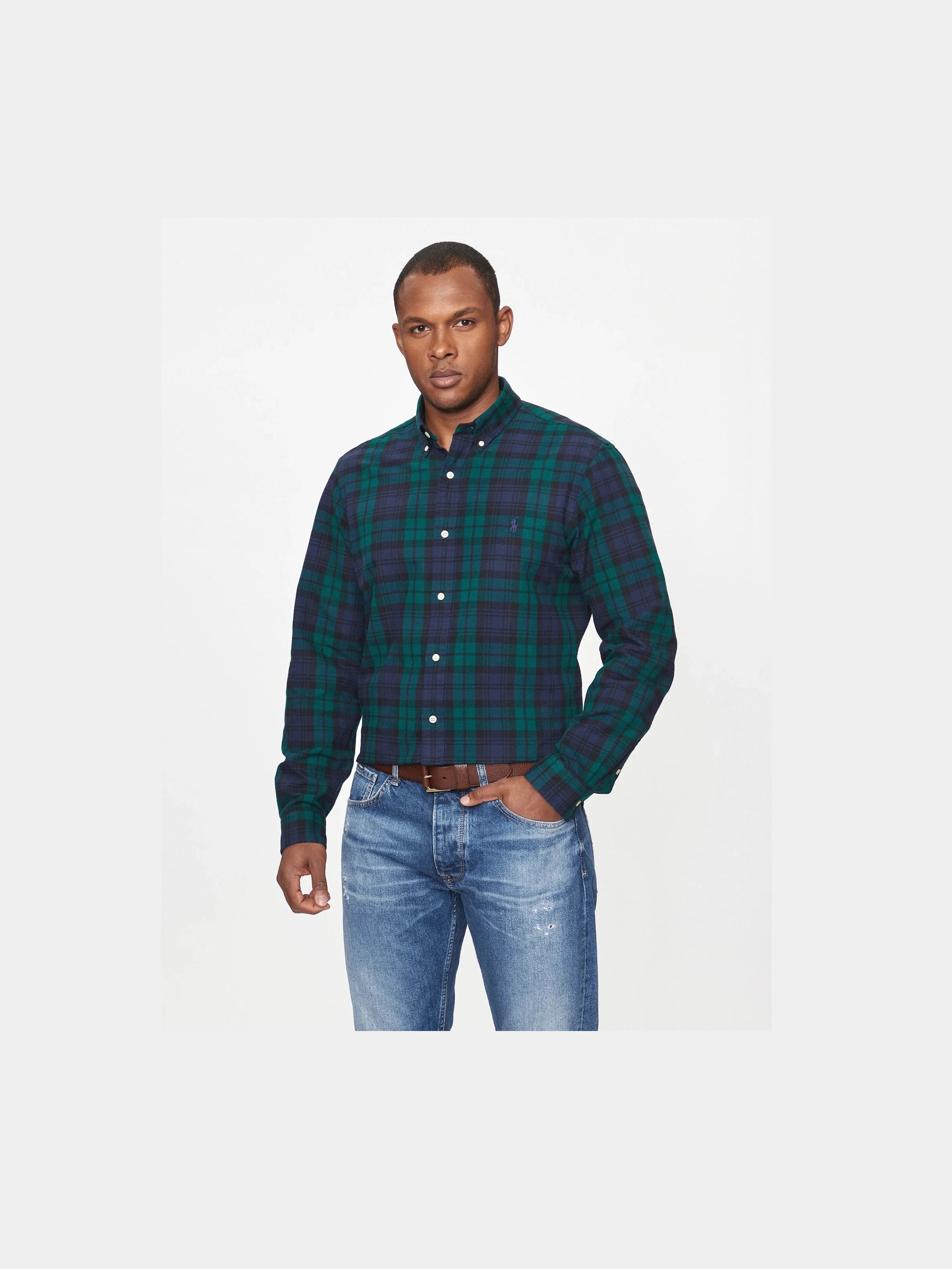 polo-ralph-lauren-miesten-kauluspaita-k-classic-fit-plaid-oxford-shirt-vihrea-ruutu-1