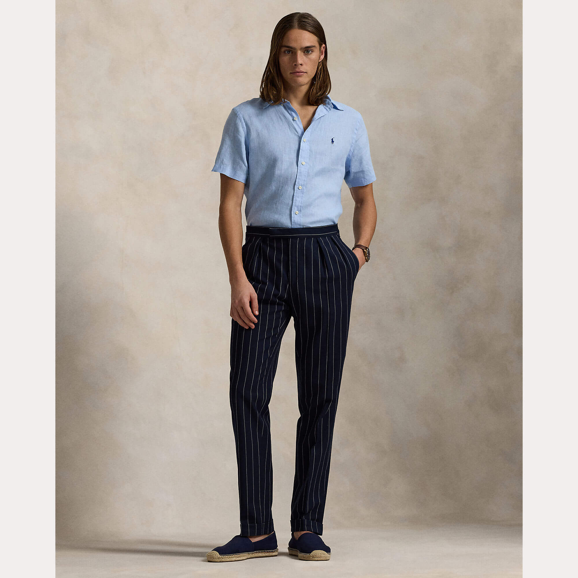 polo-ralph-lauren-miesten-lyhythihainen-kauluspaita-polo-linen-shirt-ss-custom-fit-keskisininen-3