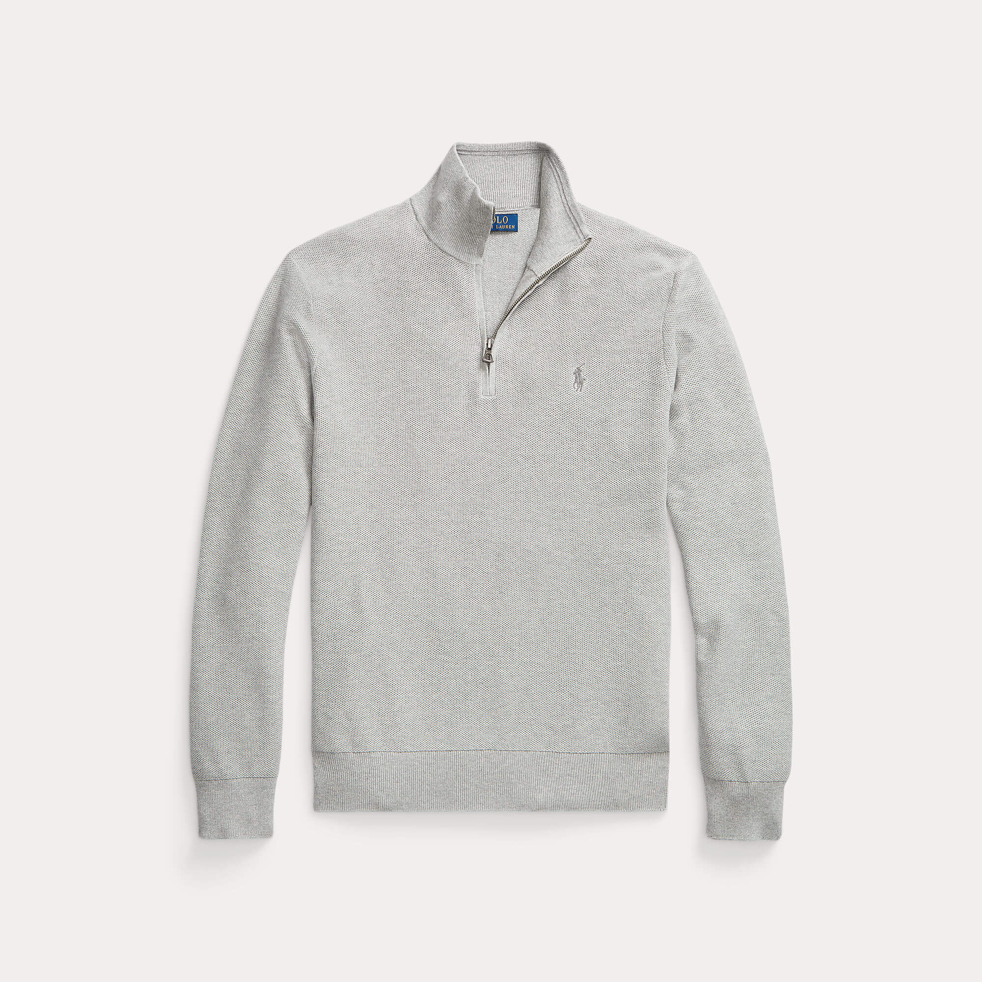polo-ralph-lauren-miesten-neule-polo-half-zip-vaaleanharmaa-1