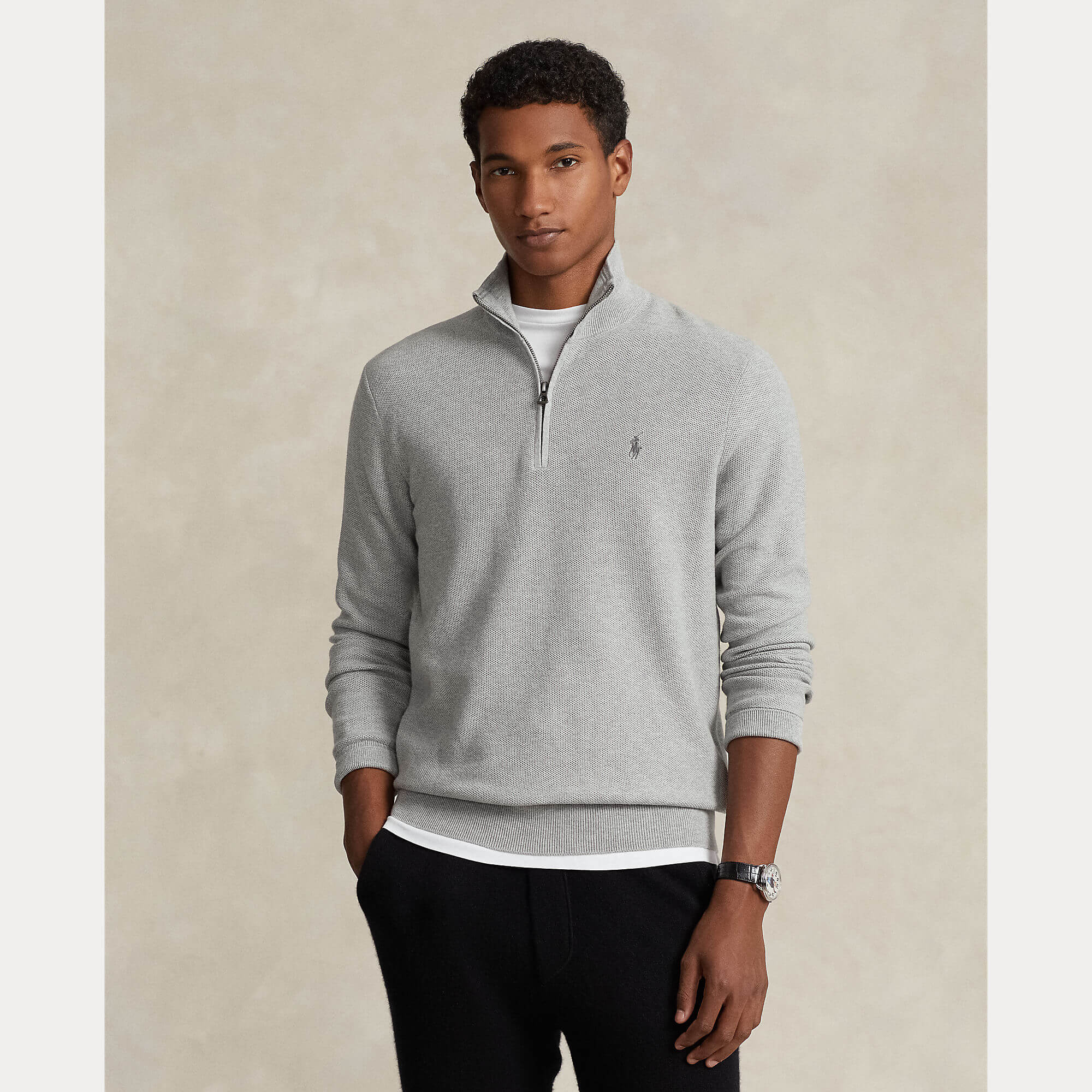 polo-ralph-lauren-miesten-neule-polo-half-zip-vaaleanharmaa-2