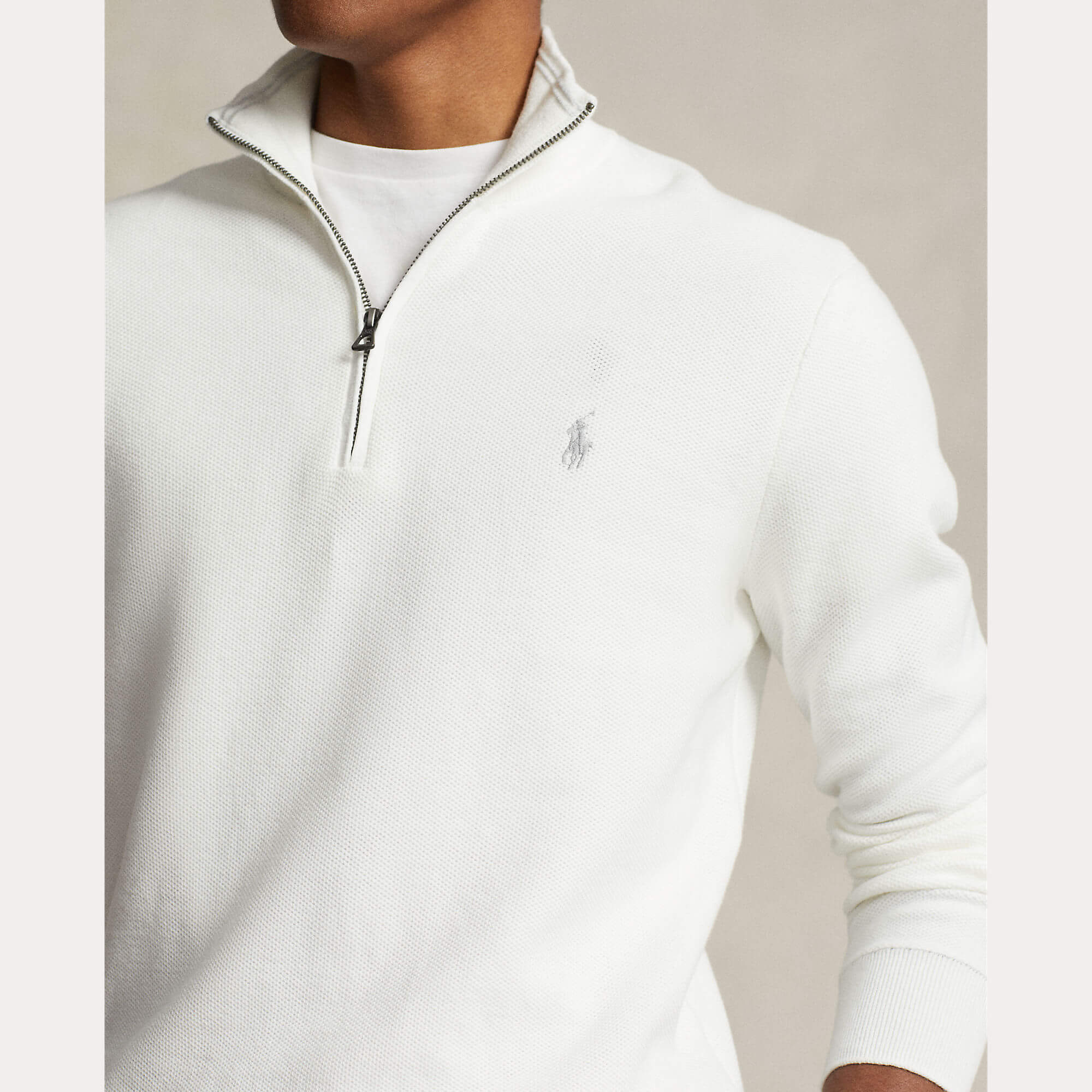 polo-ralph-lauren-miesten-neule-polo-half-zip-valkoinen-5