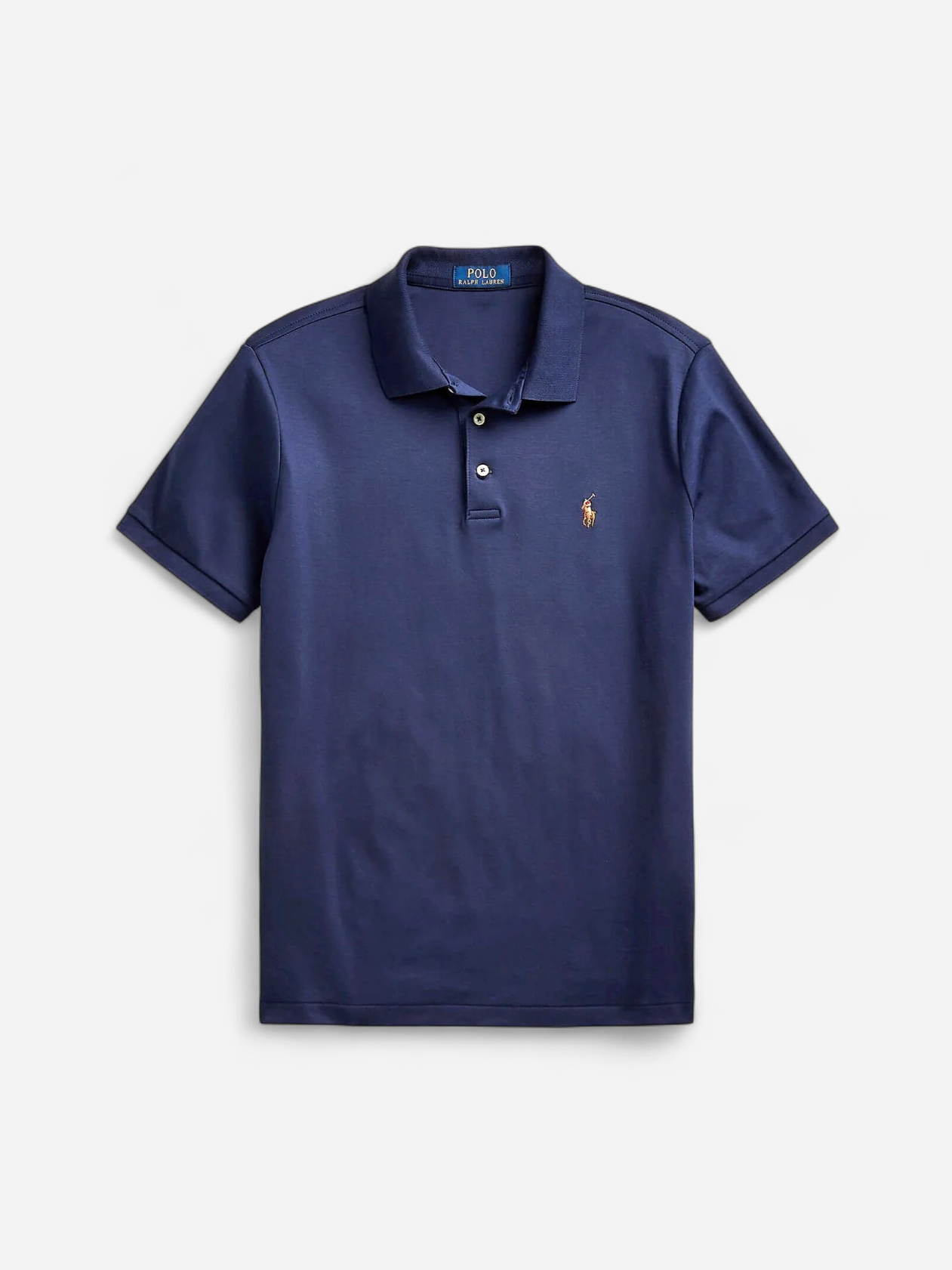 Polo Ralph Lauren miesten pikeepaita, POLO PIKEE CUSTOM SLIM Tummansininen - Kekäle.fi