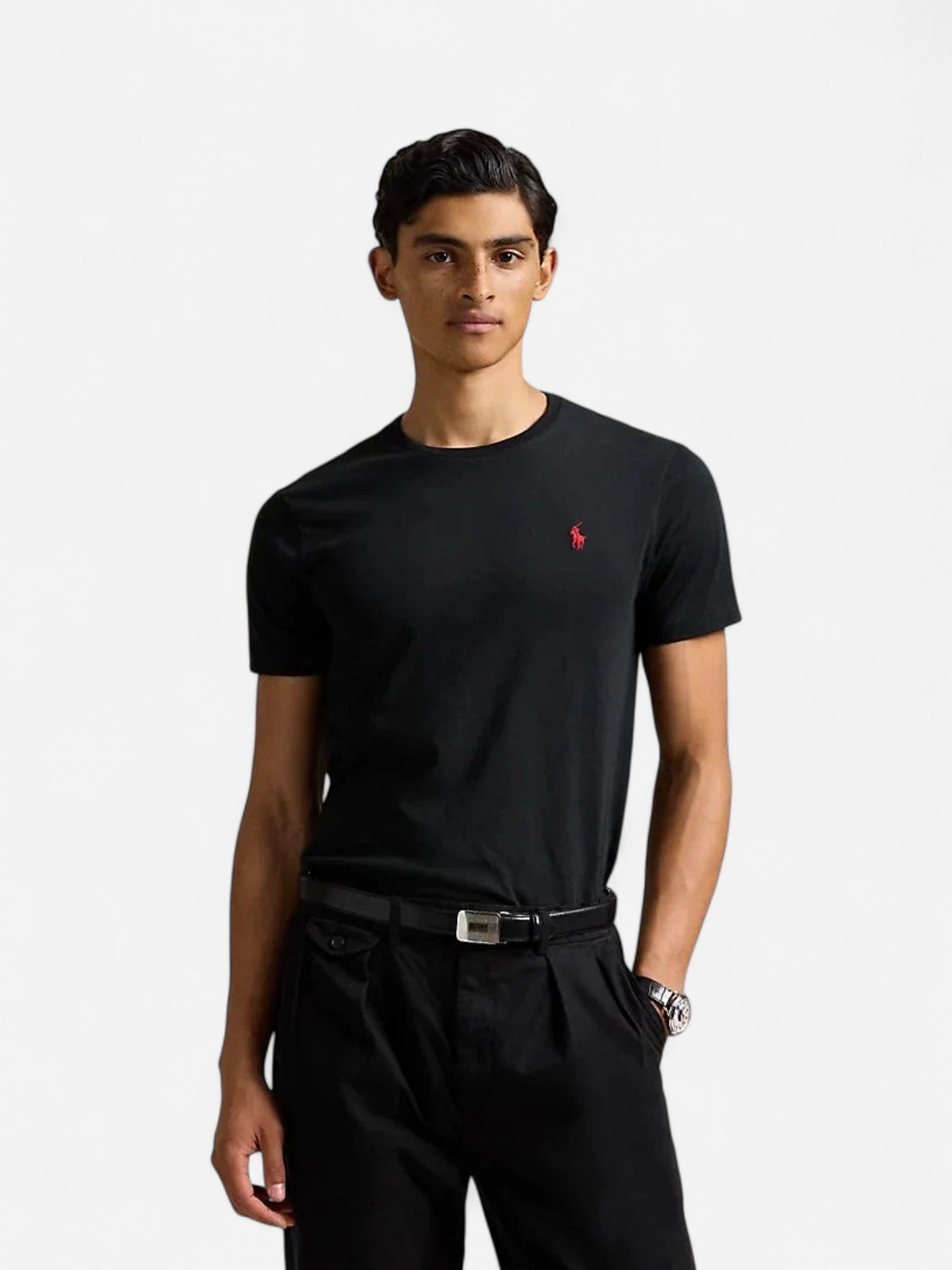 Polo Ralph Lauren Miesten T-Paita, SHORT SLEEVE-T-SHIRT NOS Musta - Kekäle.fi