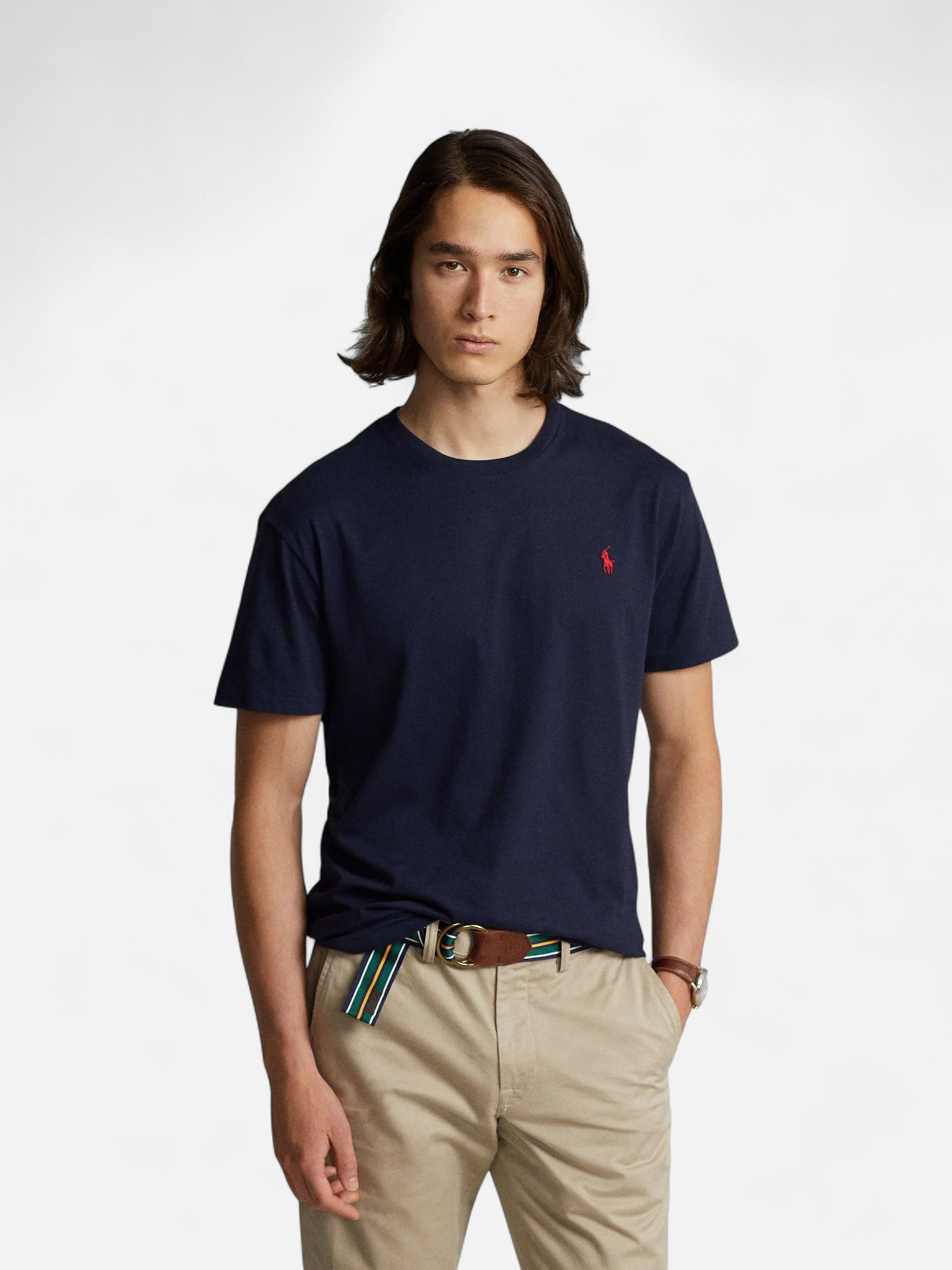 Polo Ralph Lauren miesten t-paita Short Sleeve T-shirt, tummansininen - Kekäle.fi