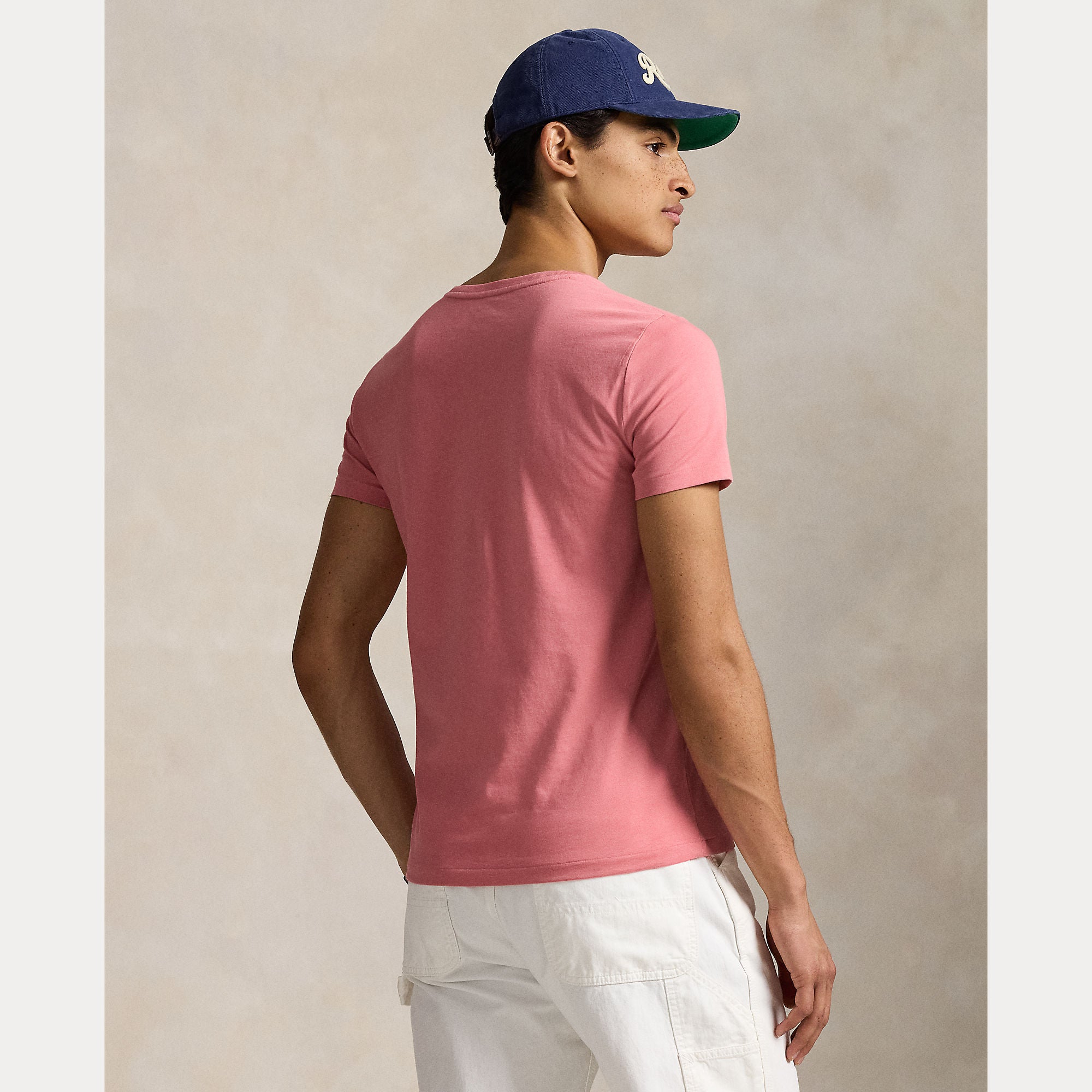 polo-ralph-lauren-miesten-t-paita-short-sleeve-t-shirt-pinkki-3