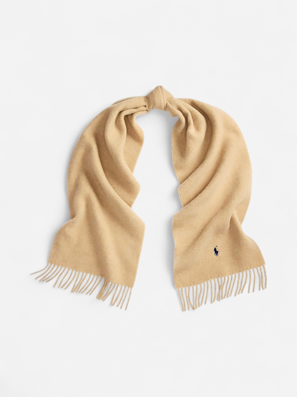 Polo Ralph Lauren naisten huivi, SLD WL SCRF-SCARF-OBLONG Vaalea Beige - Kekäle.fi