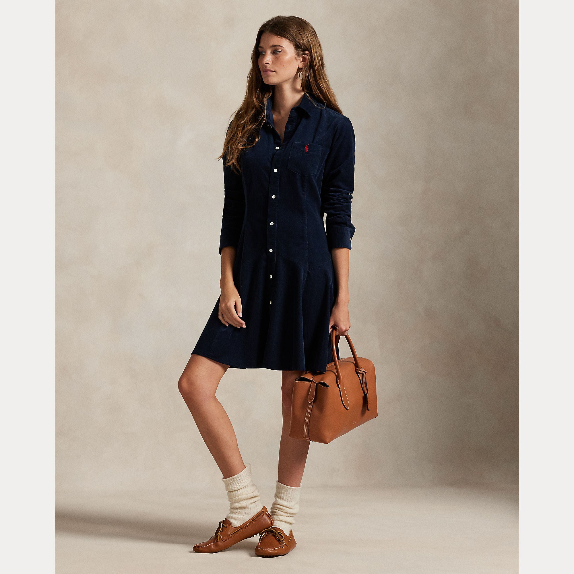 polo-ralph-lauren-naisten-mekko-wovwn-shirt-dress-tummansininen-2