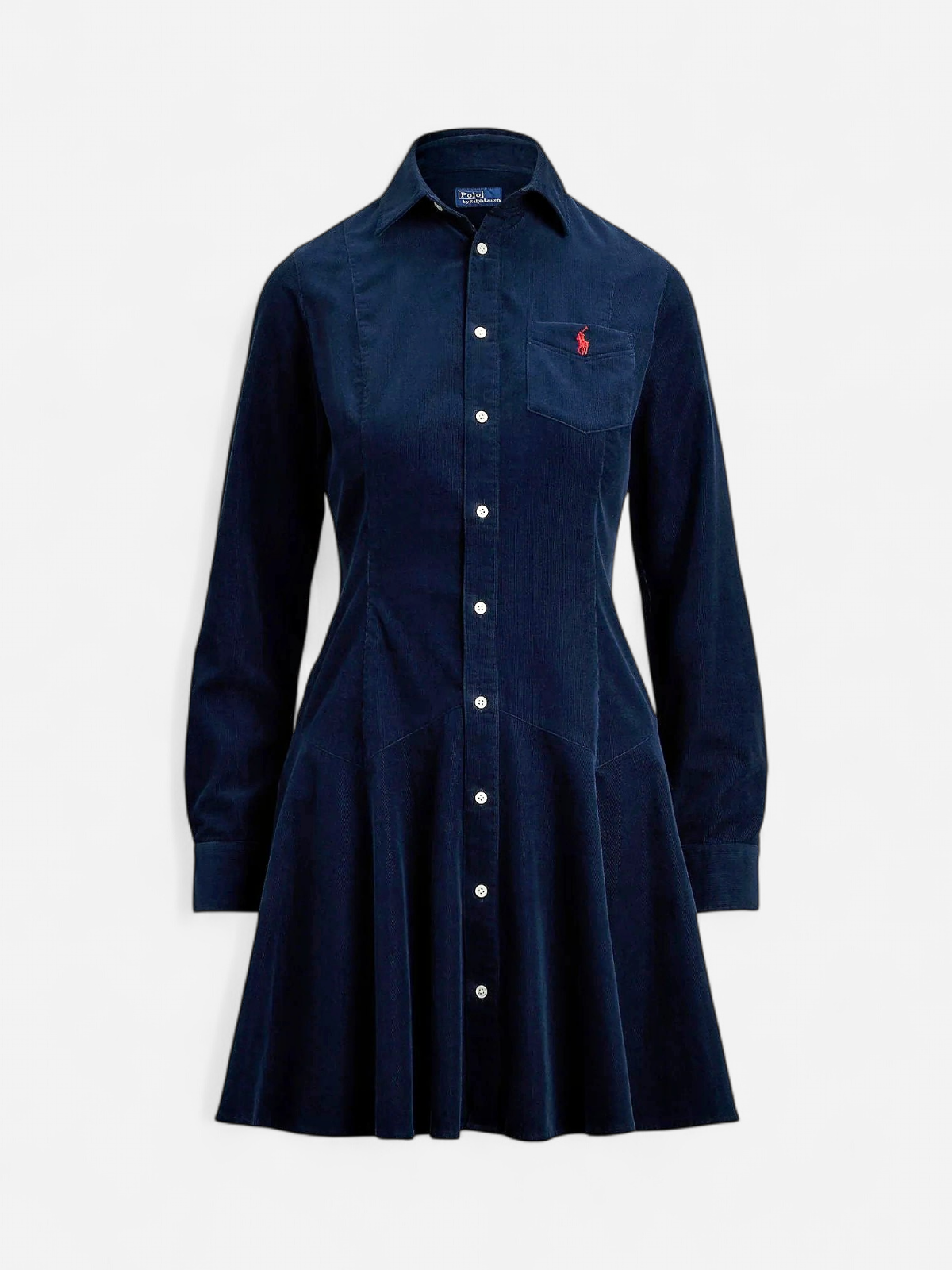 Polo Ralph Lauren naisten mekko, WOVWN SHIRT DRESS Tummansininen - Kekäle.fi
