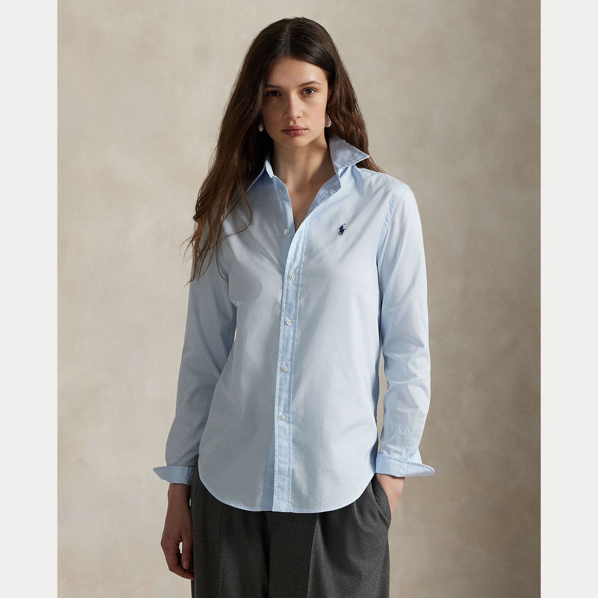 polo-ralph-lauren-naisten-paitapusero-woven-sport-shirt-shirt-vaaleansininen-2