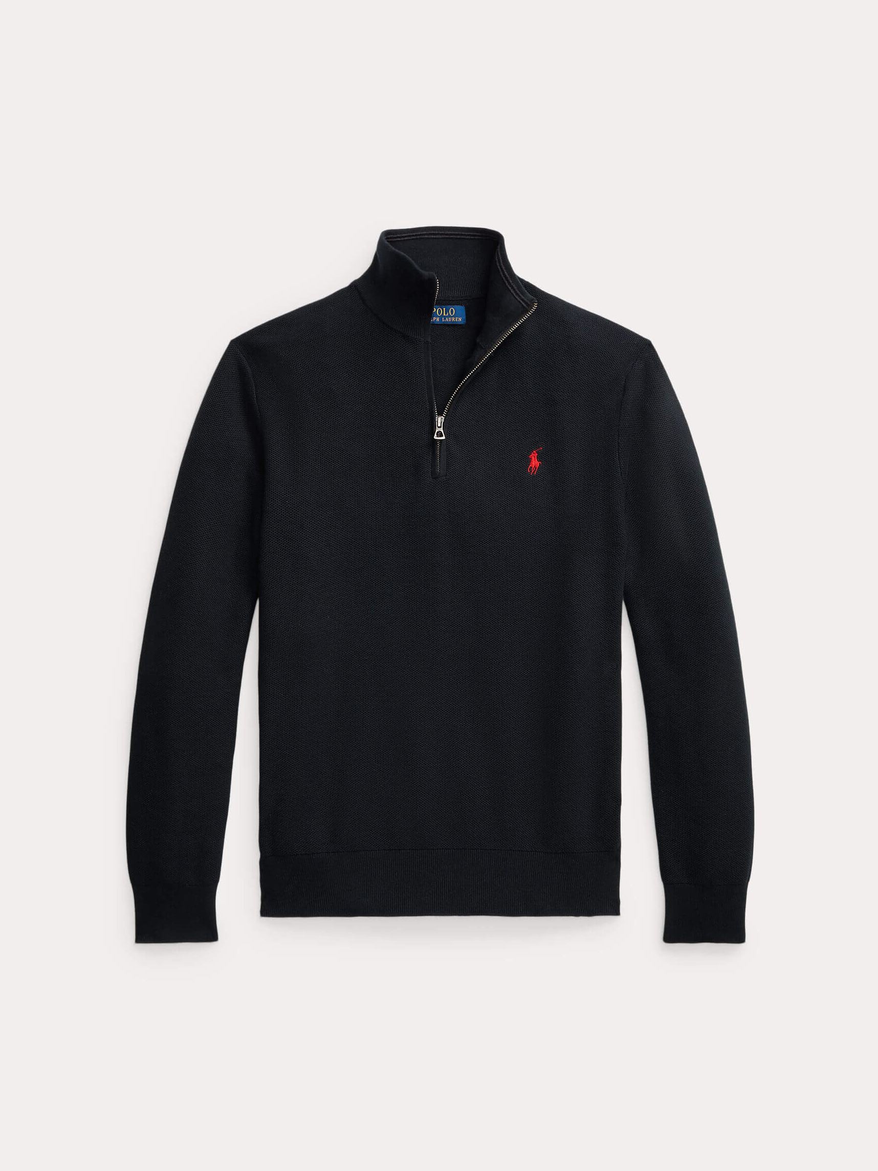 polo-ralph-lauren-puolivetoketjullinen-neule-polo-half-zip-musta-1