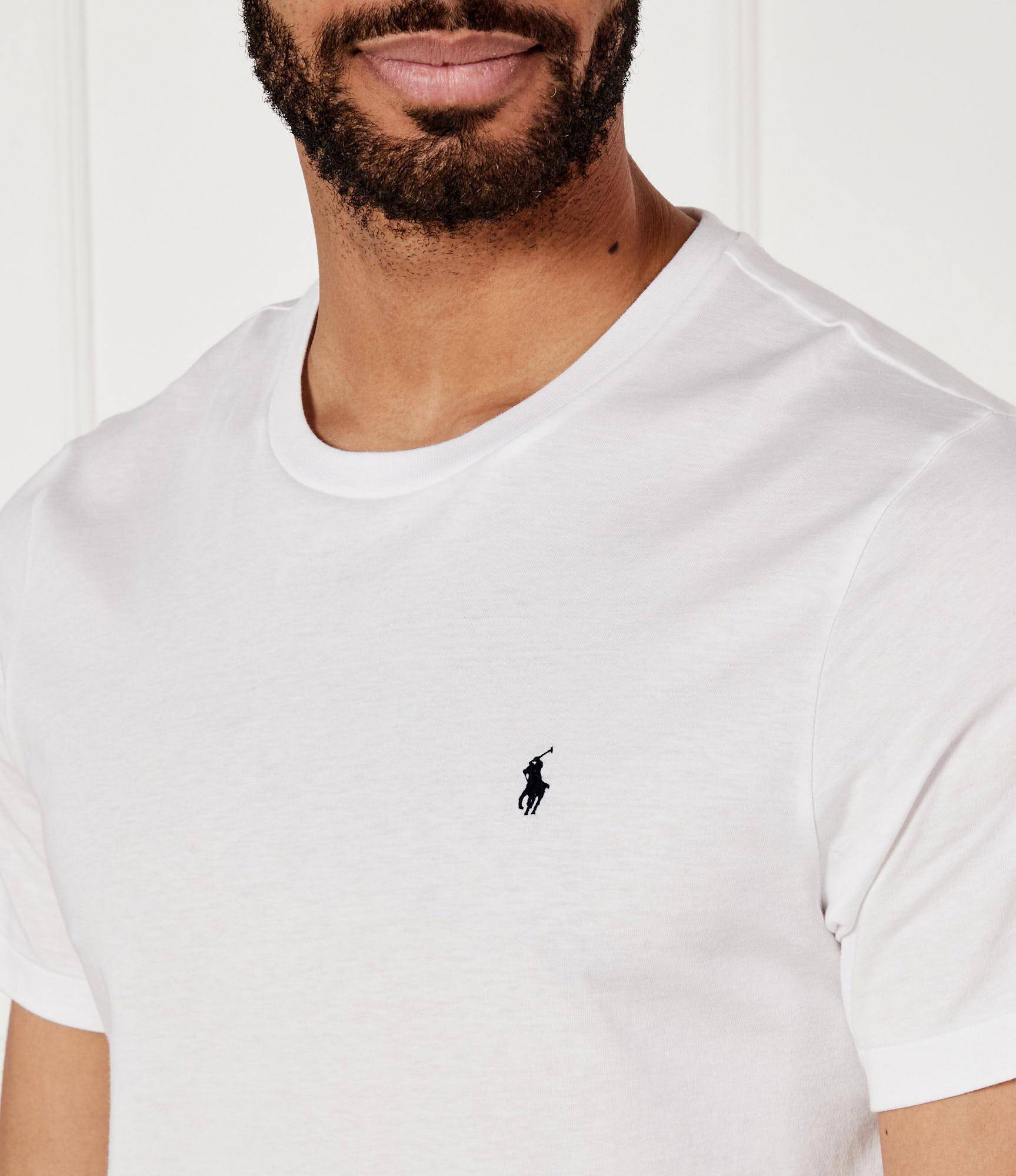 Polo Ralph Lauren miesten t-paita K S/S Crew Top, valkoinen