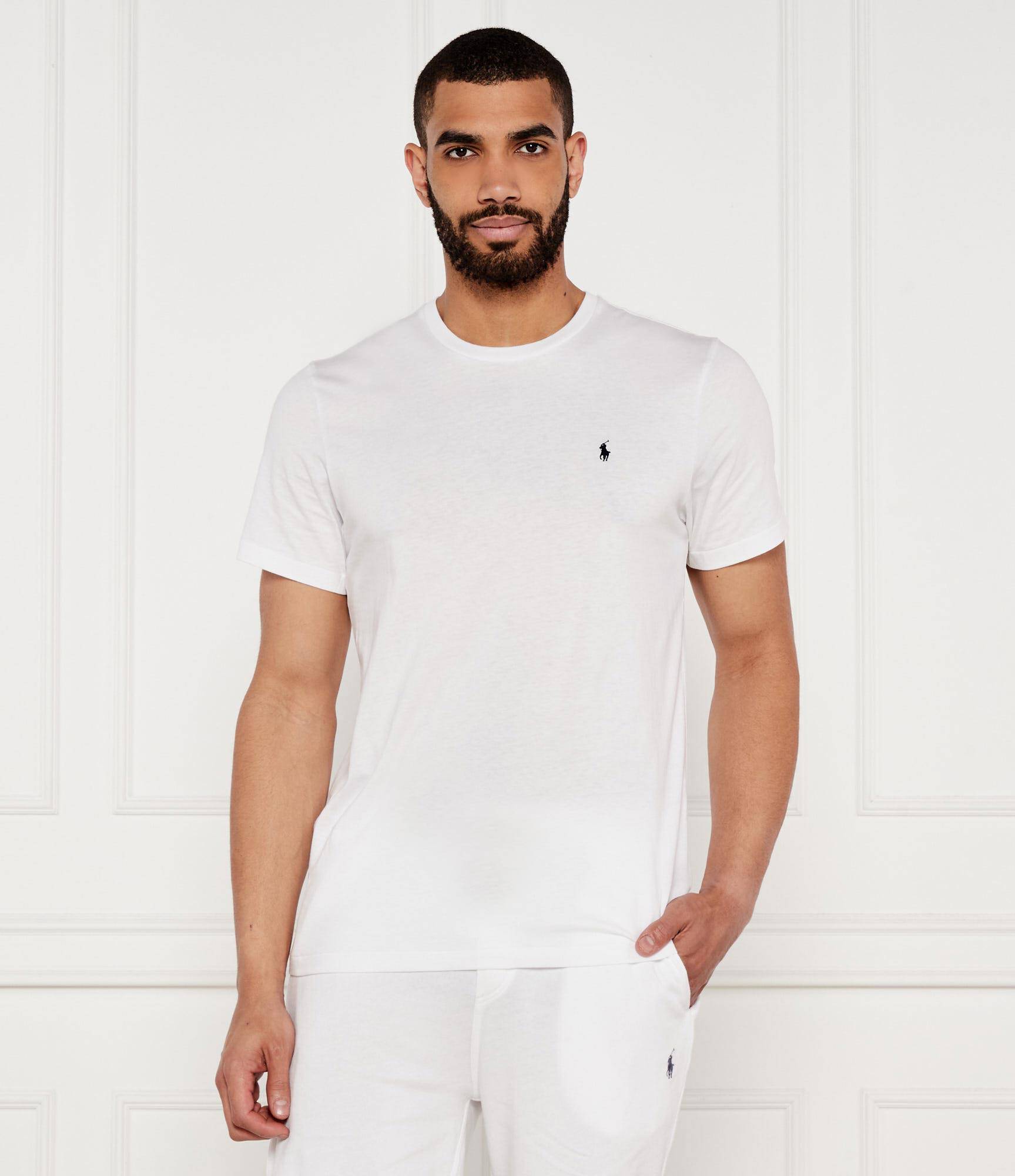 Polo Ralph Lauren miesten t-paita K S/S Crew Top, valkoinen
