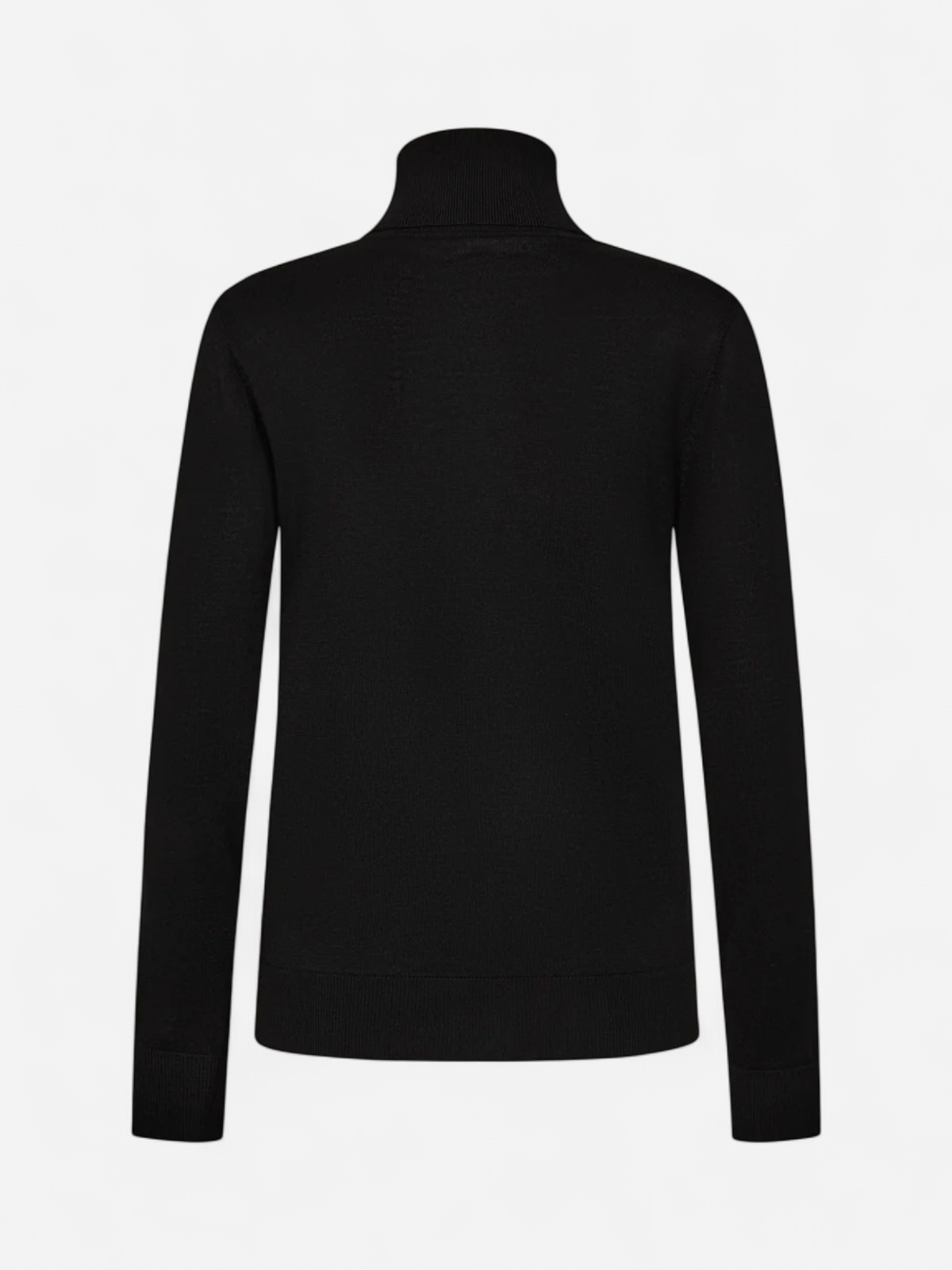 Claire naisten neulepusero CWPriscilla Roll neck, musta - Kekäle.fi