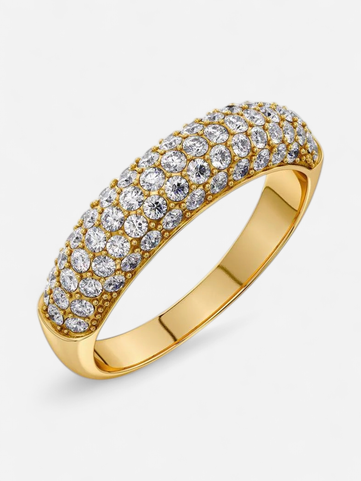 Edblad naisten sormus Prisma Ring S, Gold pleated - Kekäle.fi