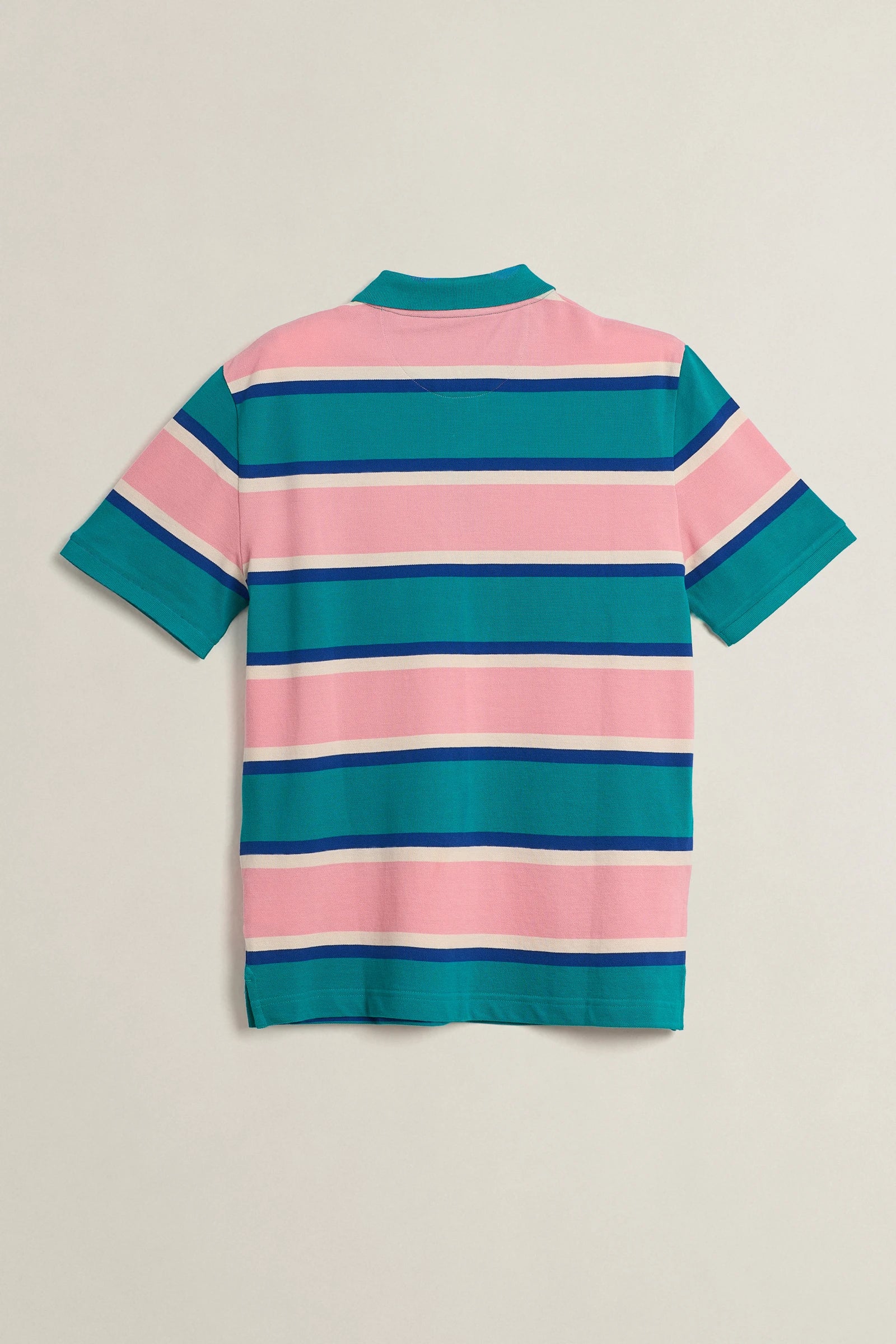 Gant miesten pikeepaita Multi Striped Piqué Polo Shirt, raidallinen pinkki