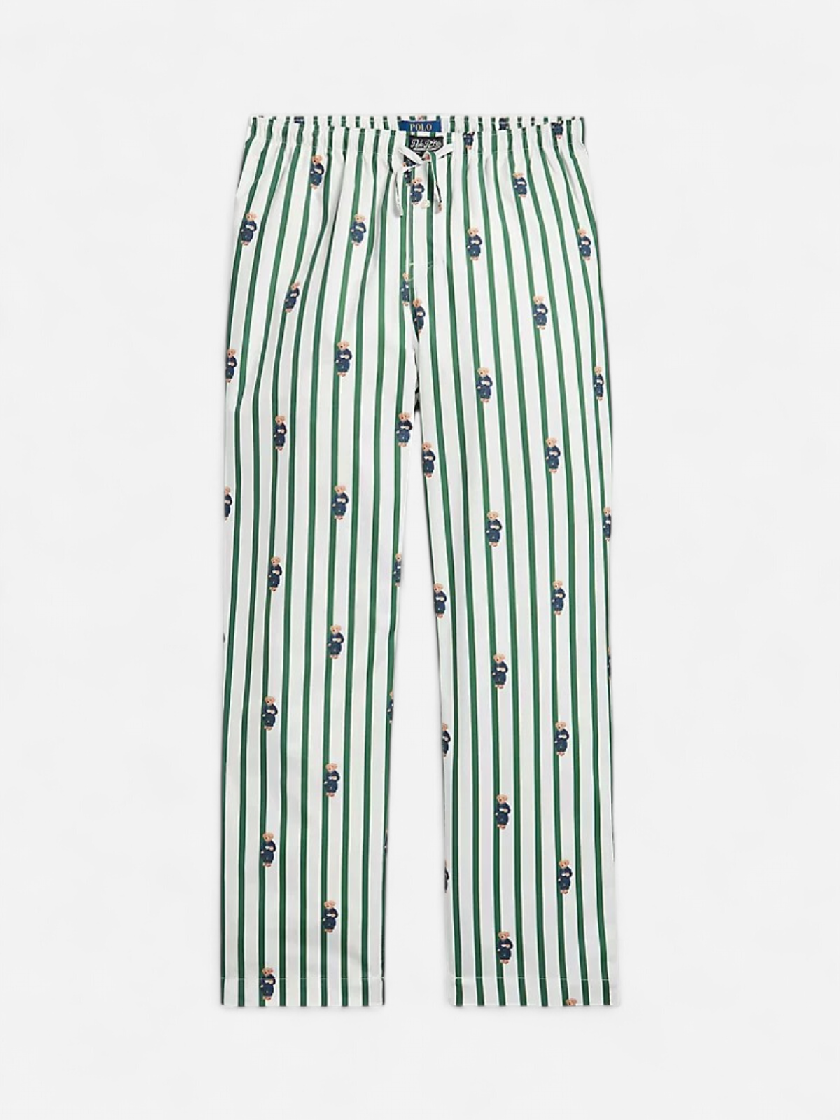 PYJAMA PANT SLEEP BOTTOM RAIDALLINEN VIHREÄ - Kekäle.fi