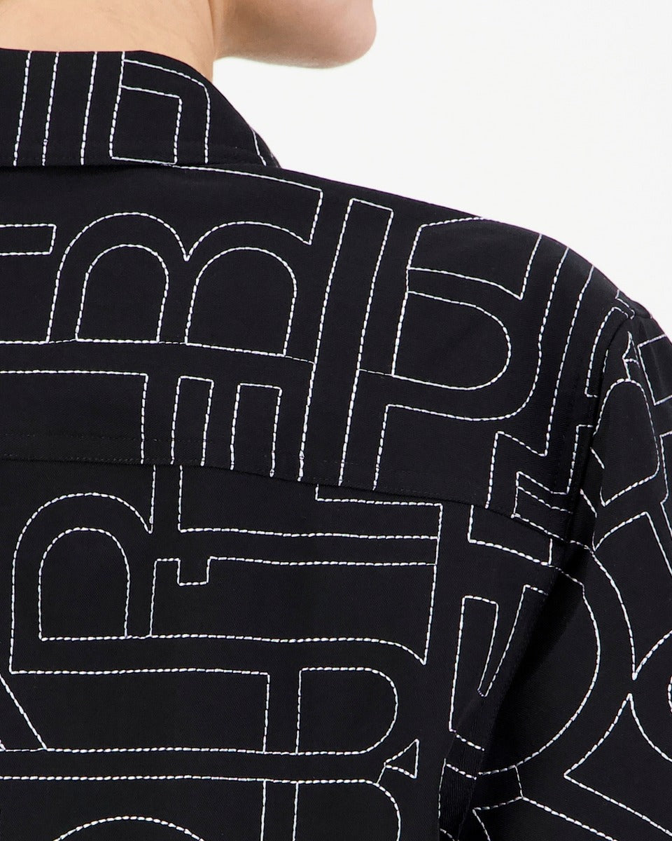 Philosophy Blues Original Naisten Paitapuserot RAO SHIRT, musta kuosi