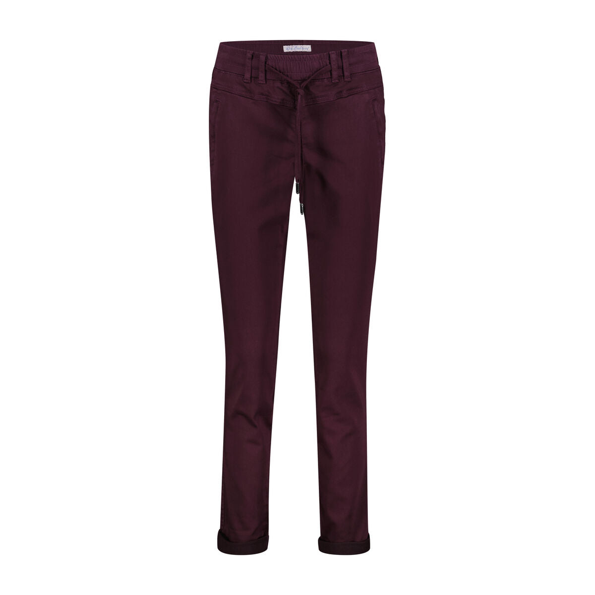 red-button-naisten-housut-tessy-jog-color-viininpunainen-1