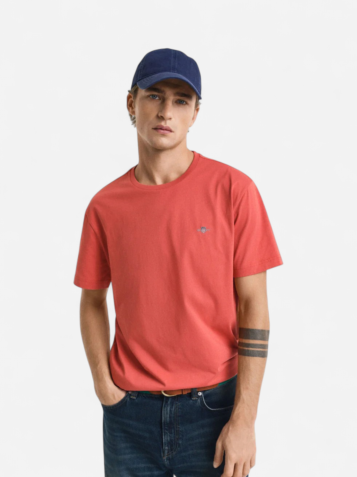REG SHIELD SS T-SHIRT NOS PUNAINEN - Kekäle.fi