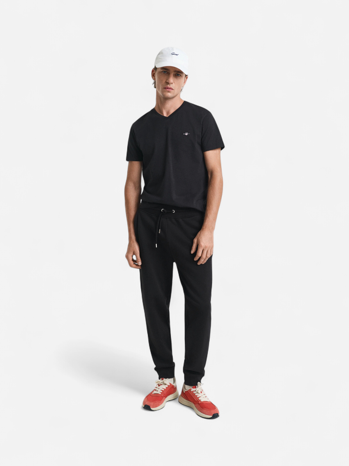Gant miesten collegehousut Reg Shield Sweatpants, musta - Kekäle.fi