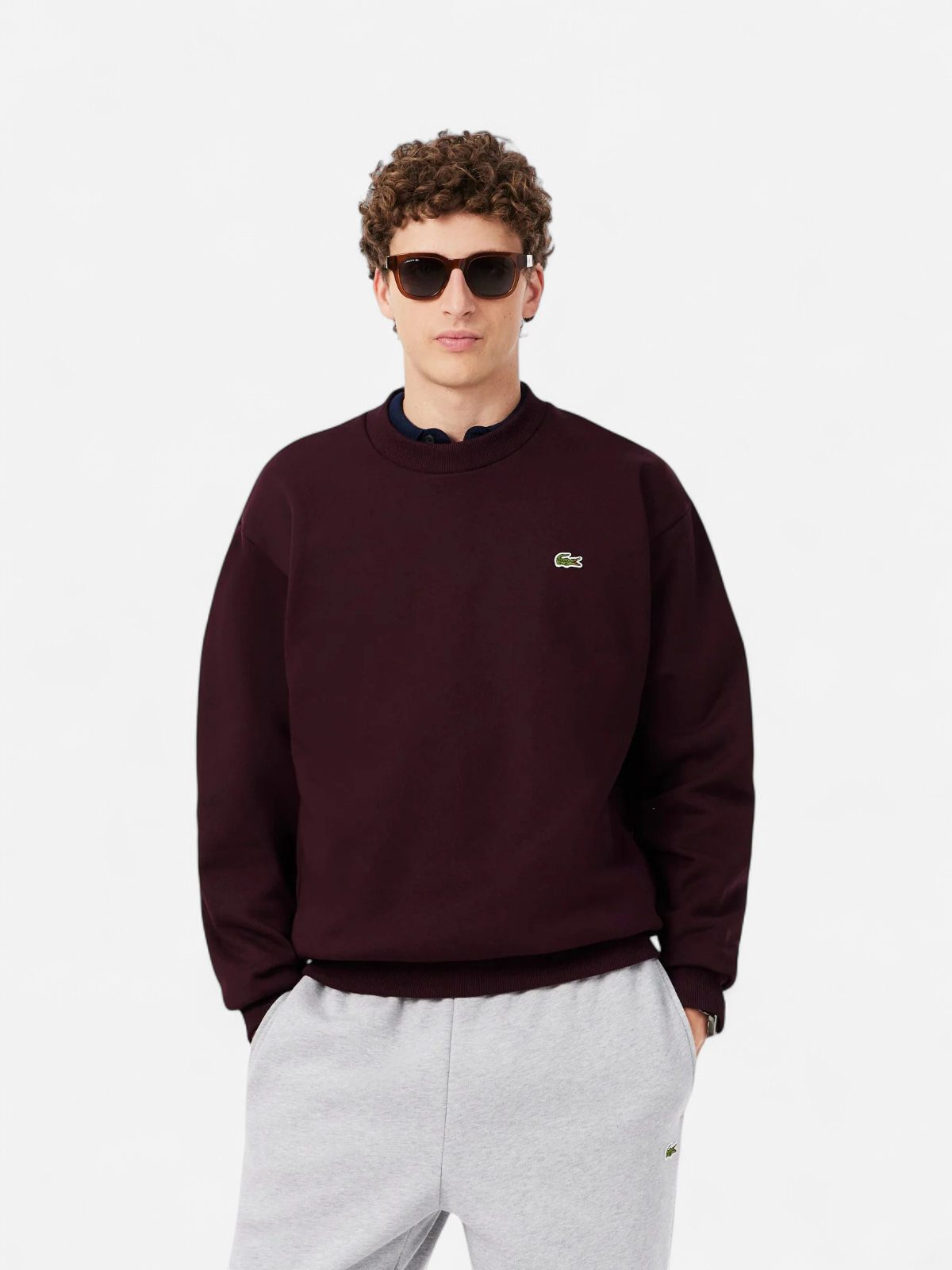REGULAR FIT CREW NECK SWEATER VIININPUNAINEN - Kekäle.fi