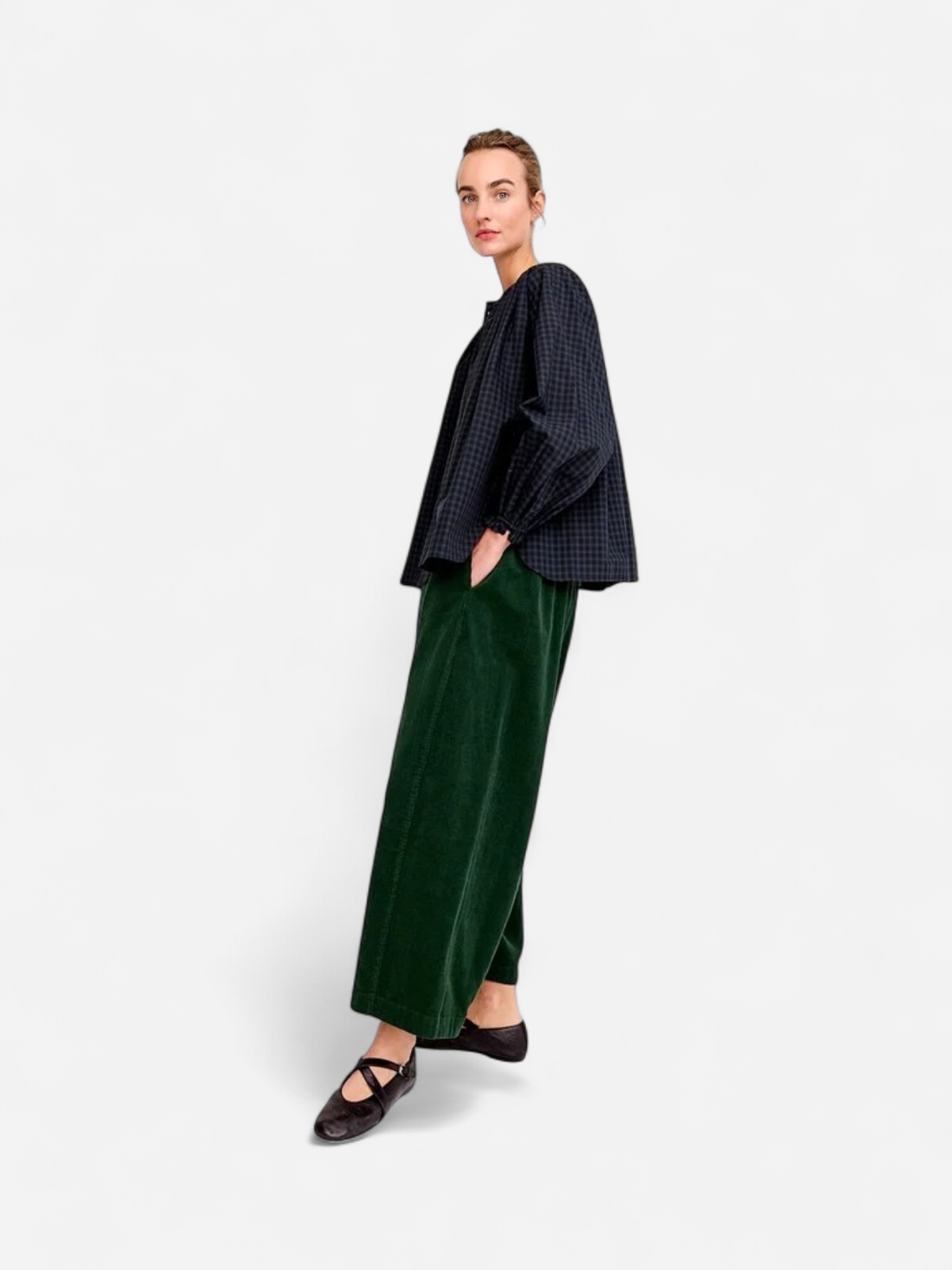 JcSophie naisten suorat housut Romy, Emerald Green - Kekäle.fi