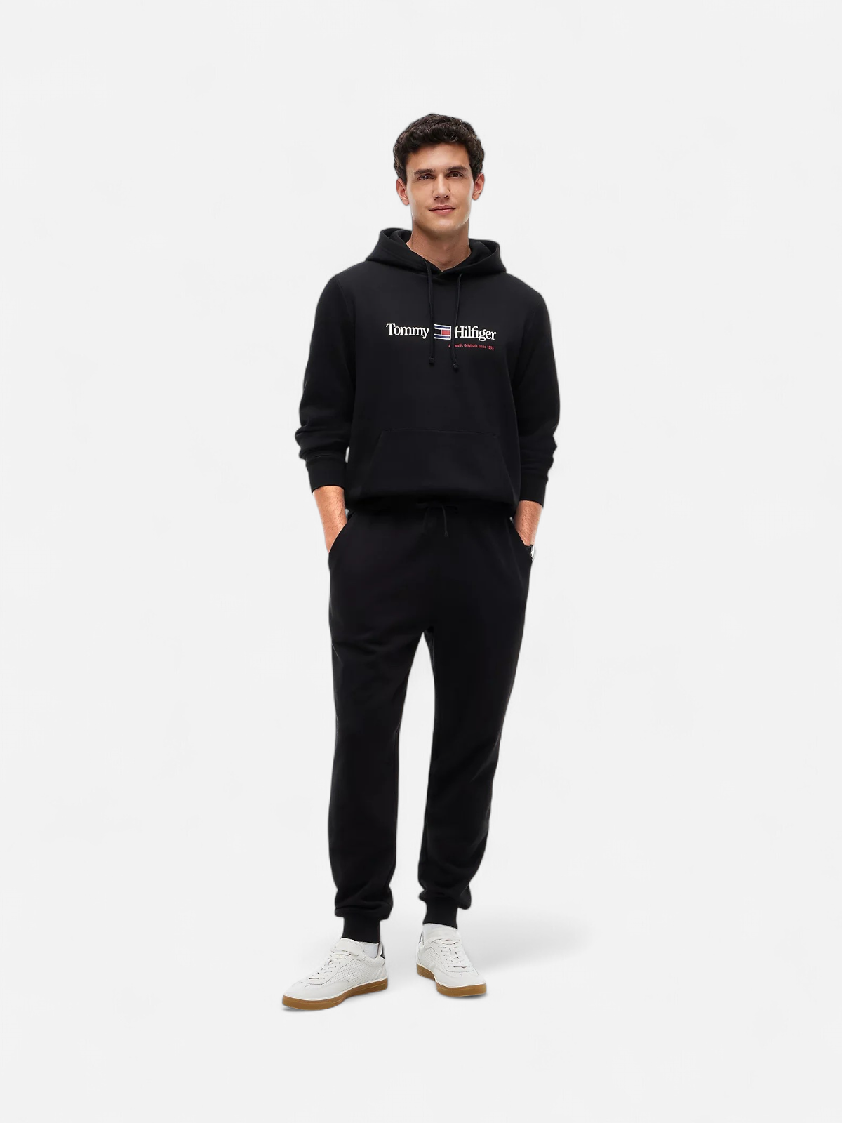 RWB GRAPHICK REG FLEECE HOODIE MUSTA - Kekäle.fi