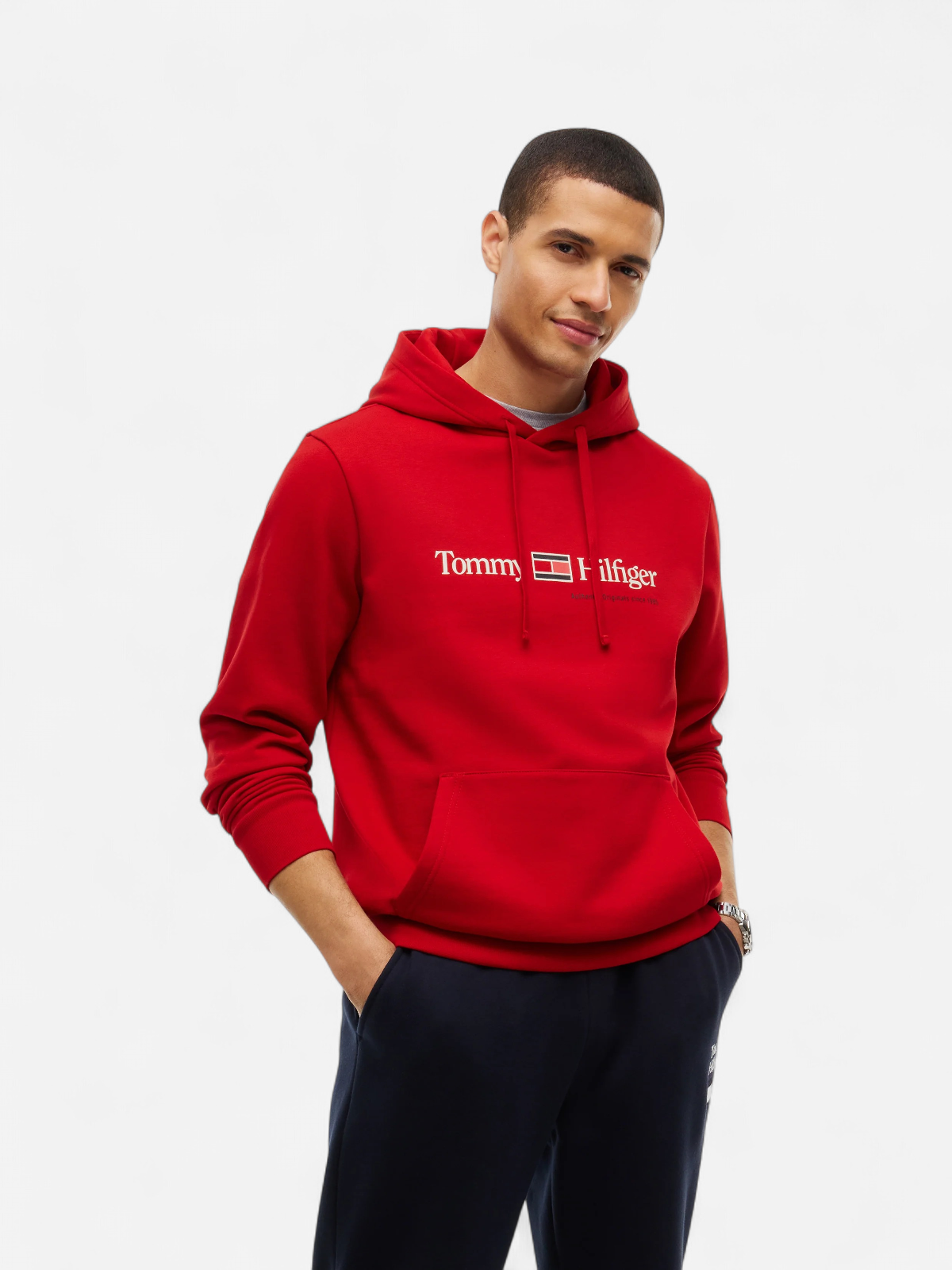 RWB GRAPHICK REG FLEECE HOODIE PUNAINEN - Kekäle.fi