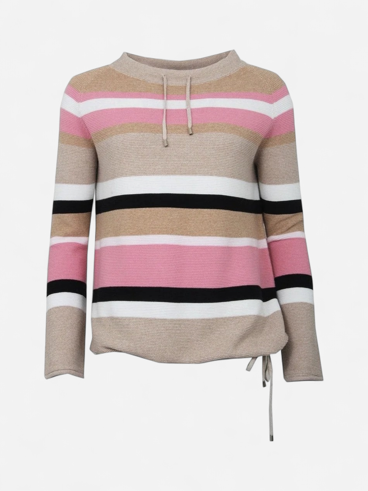S.T.I naisten neule, MELINA STRIPE Vaaleanpunainen Rait - Kekäle.fi