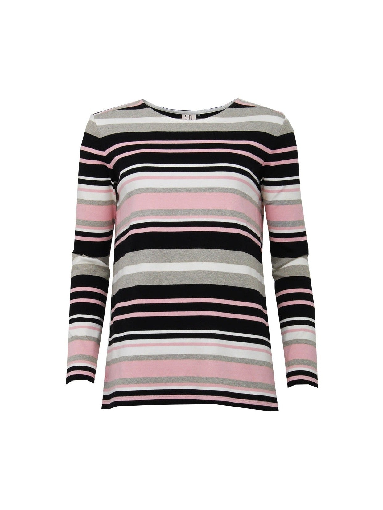 s-t-i-naisten-paita-sirianna-tricot-raidallinen-musta-1