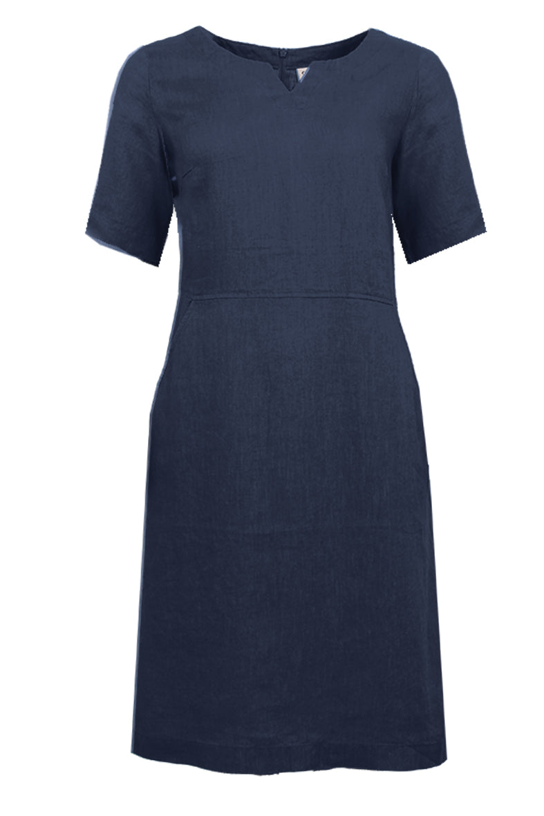 s-t-i-naisten-pellavamekko-carenne-linen-dress-100cm-tummansininen-1