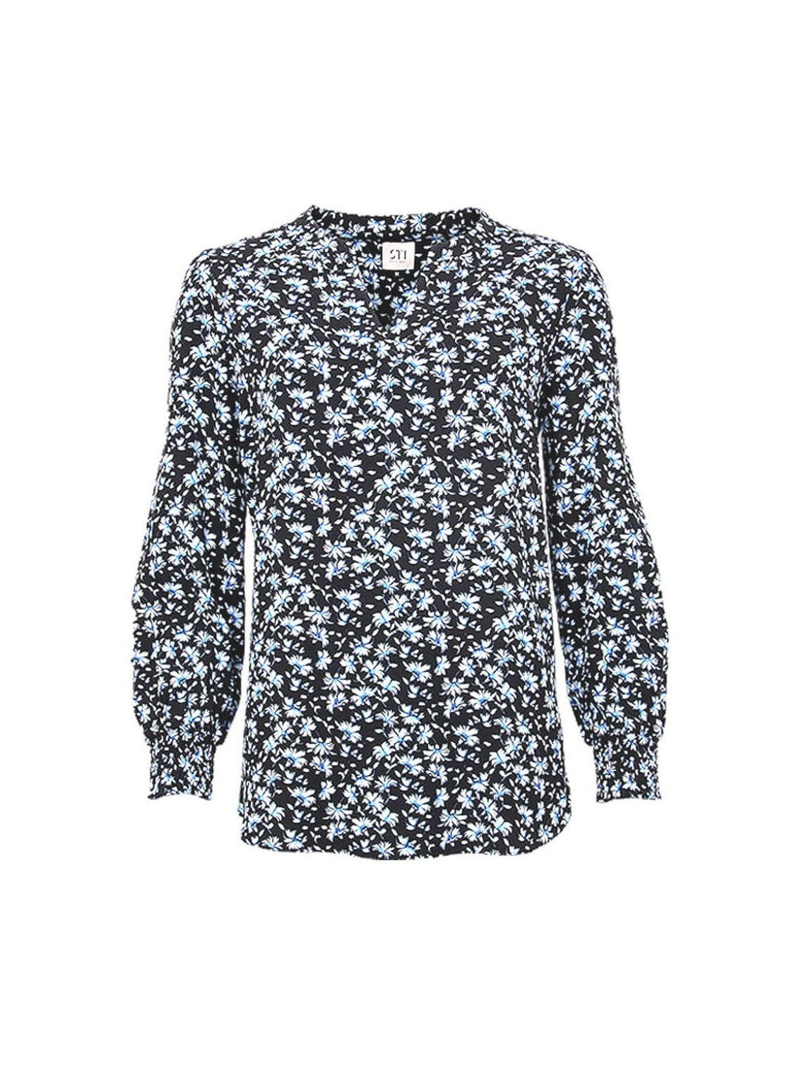 s-t-i-naisten-pusero-kensy-blouse-72cm-sininen-kuosi-1