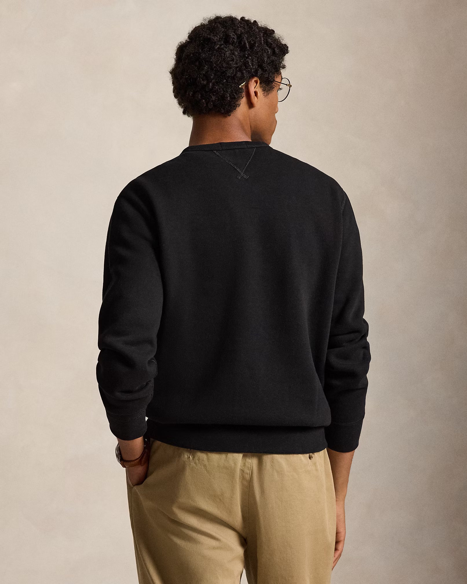 Polo Ralph Lauren miesten collegepaidat The RL Fleece Sweatshirt, musta