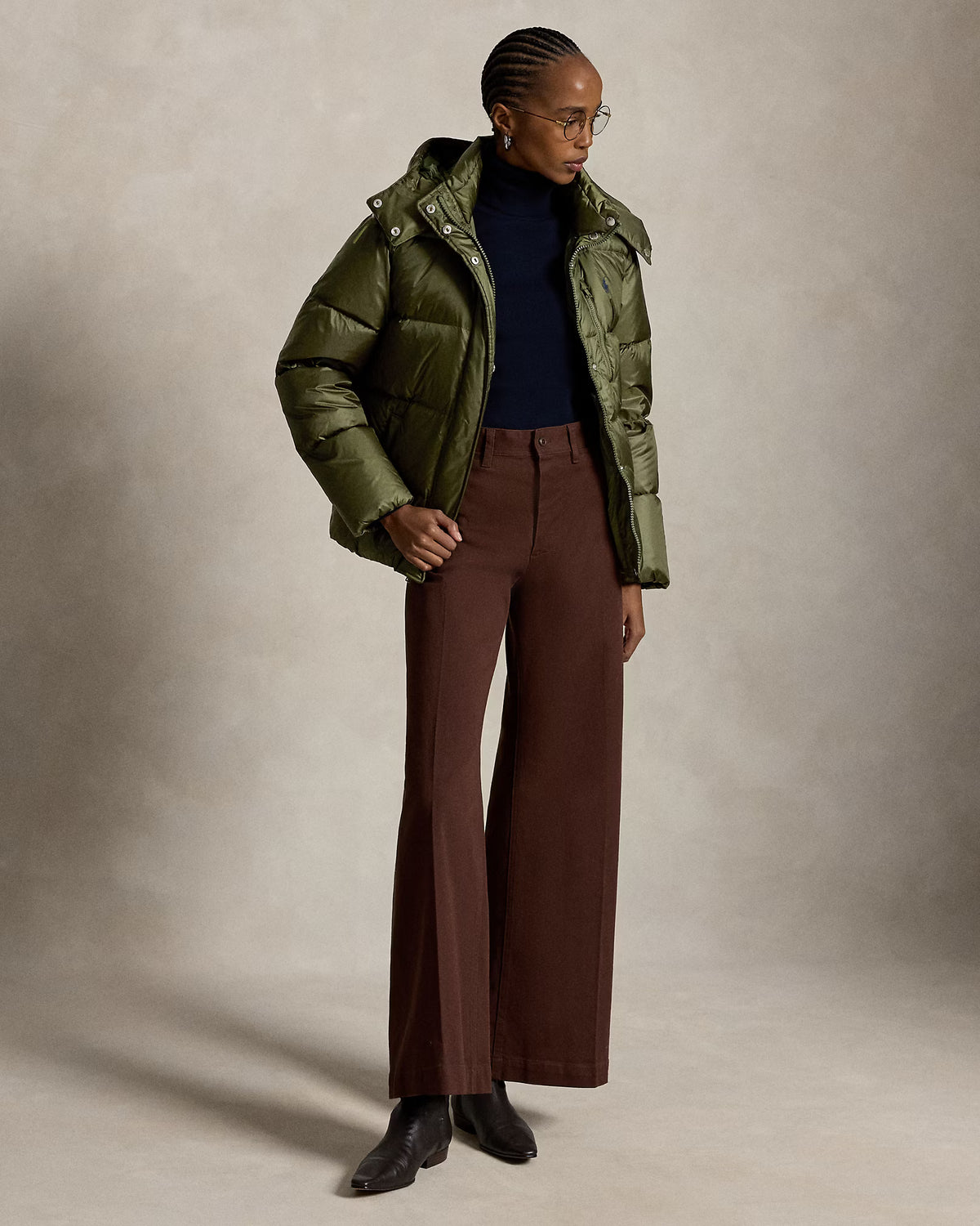 Polo Ralph Lauren naisten untuvatakki Crly Insulated, tummanvihreä
